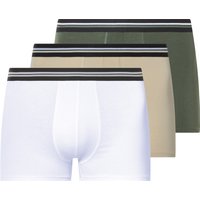 ESMARA MEN Herren Boxer, 3 Stück (grün/beige/weiß, 8/XXL)