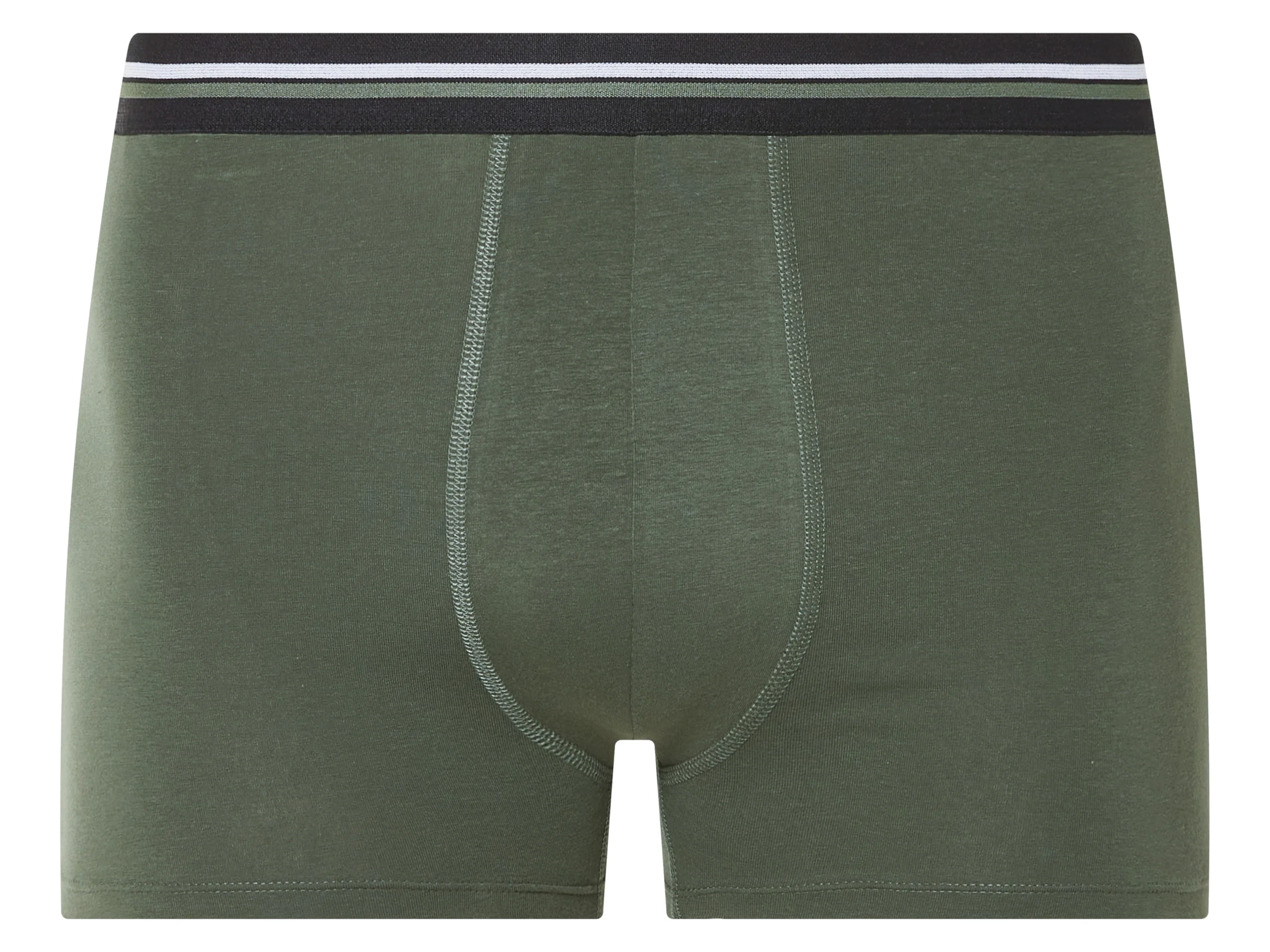 ESMARA MEN Herren Boxer, 3 Stück (grün/beige/weiß, 8/XXL) – Bild 2 von 4