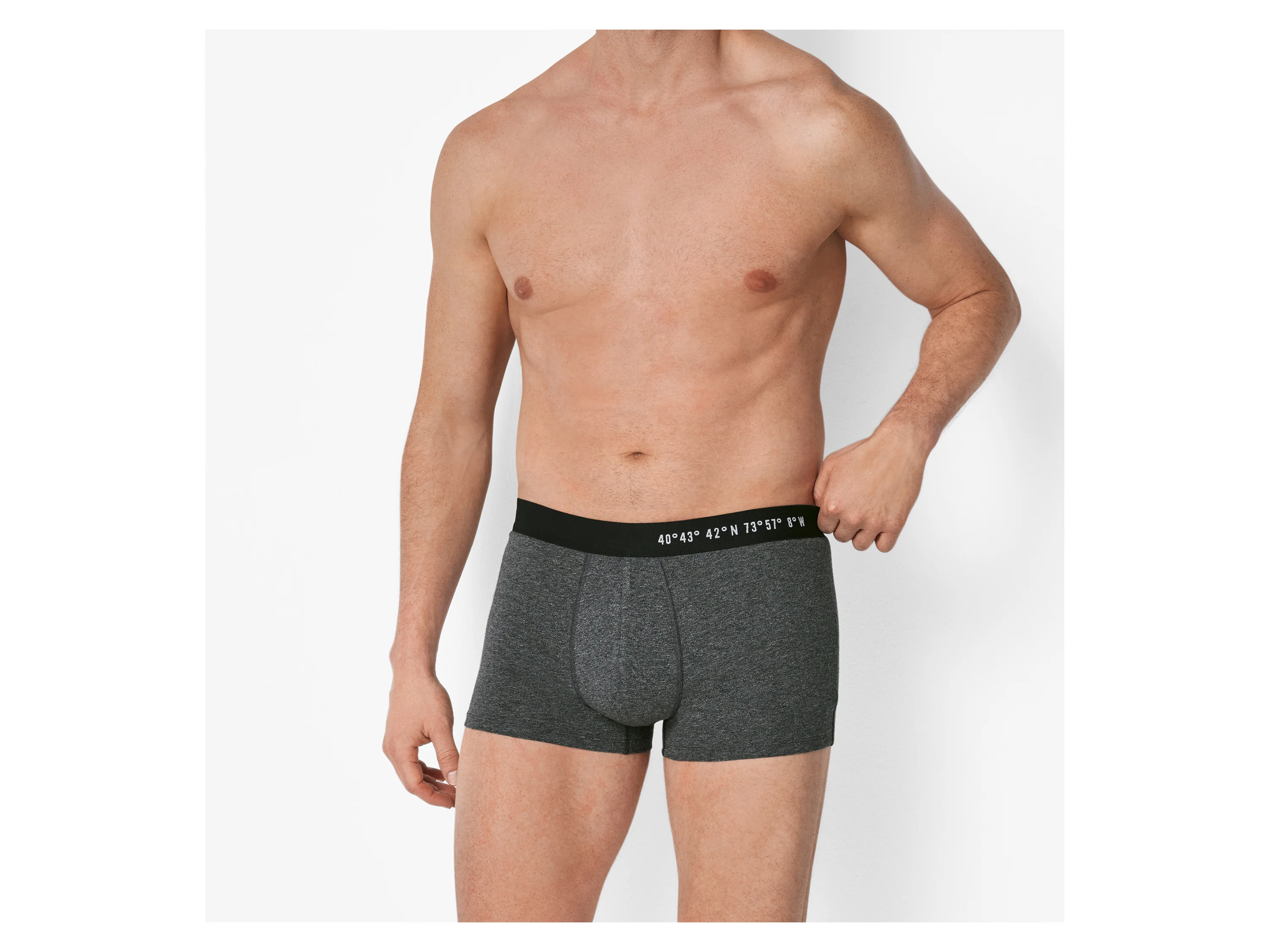 ESMARA MEN Herren Boxer, 3 Stück (Schwarz/Grau, 6/L) – Bild 4 von 4