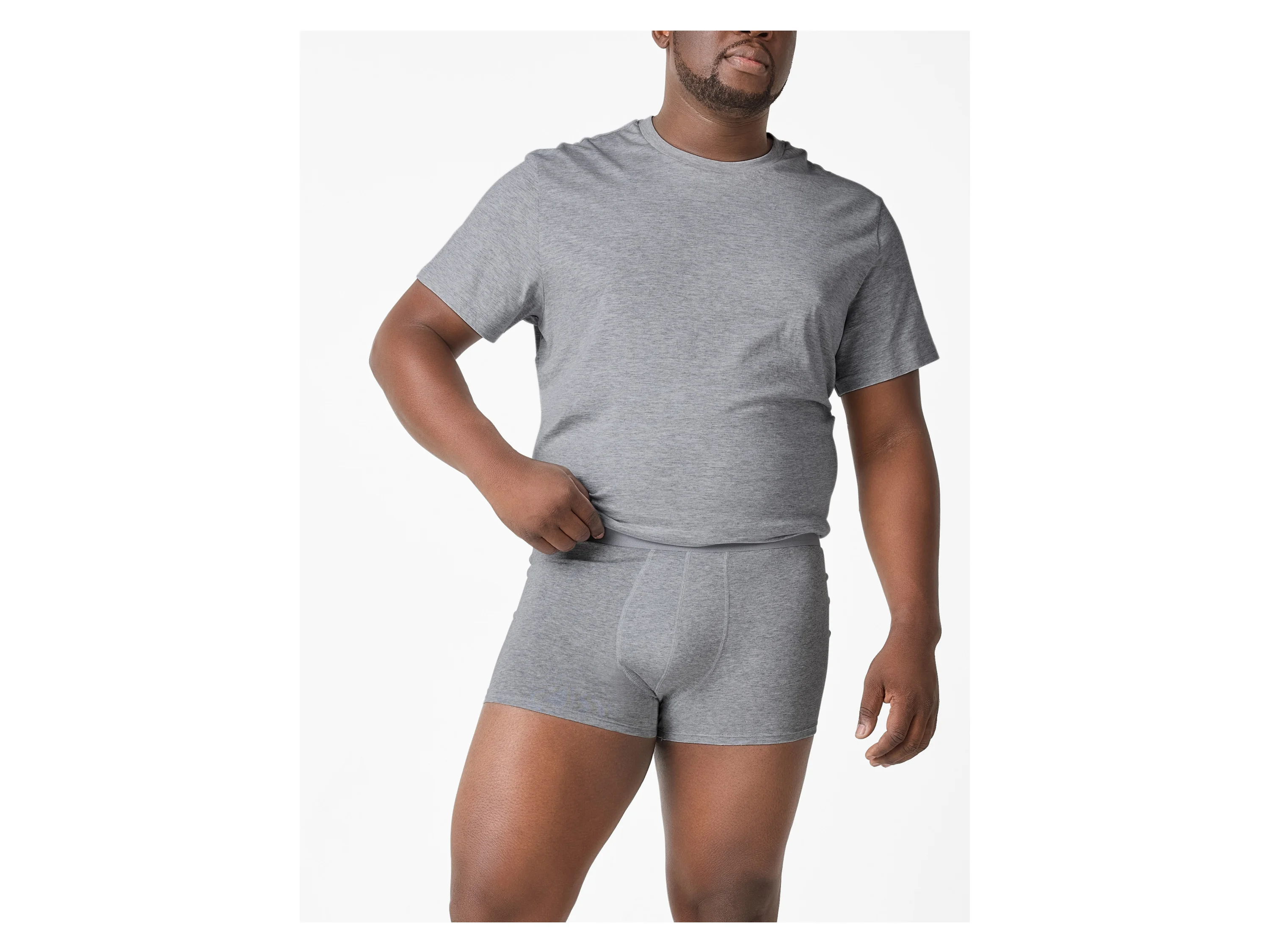 ESMARA MEN Herren Boxer, 3 Stück (schwarz/grau/weiß, 9/3XL) – Bild 2 von 4