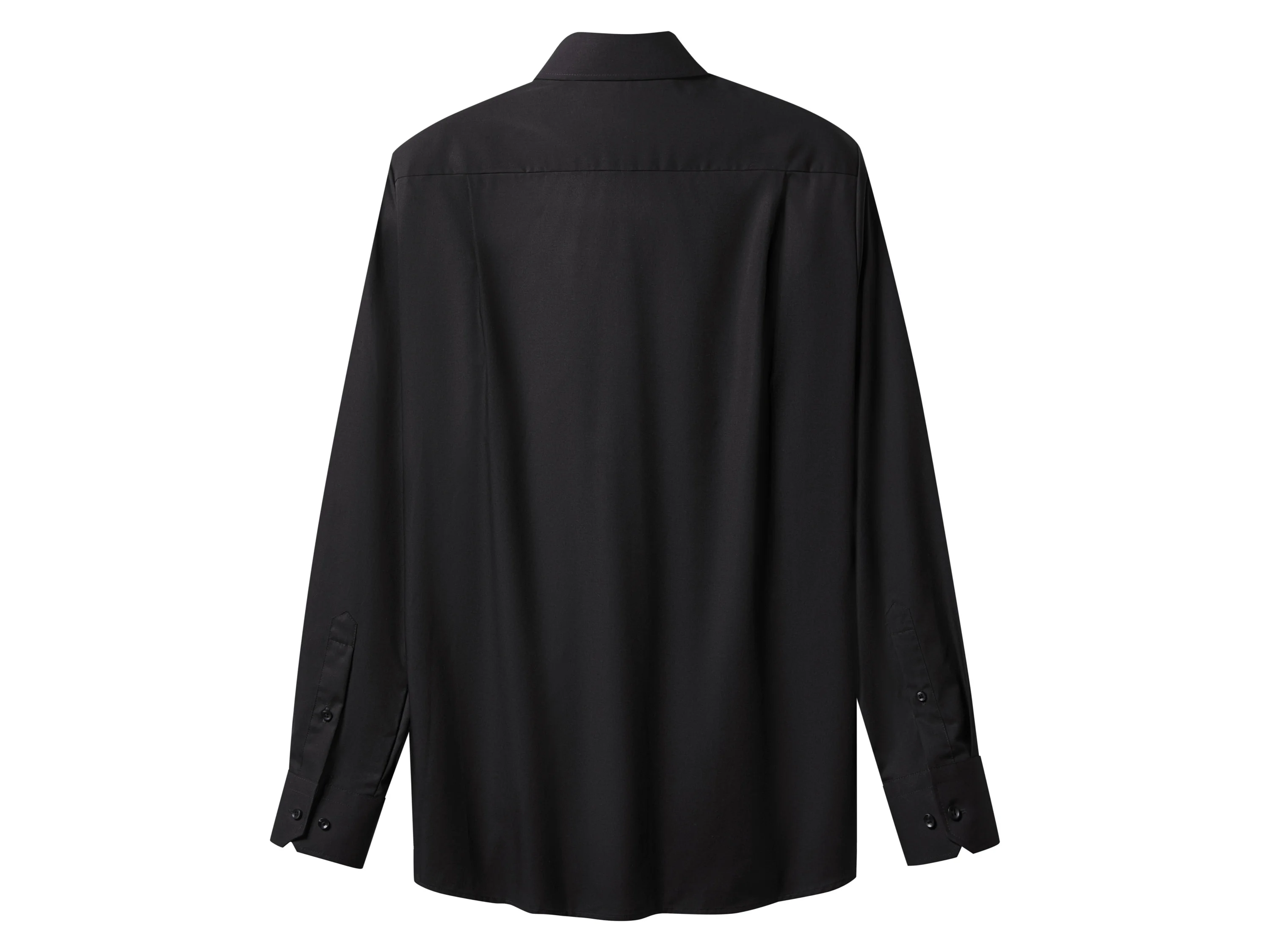 ESMARA MEN Herren Businesshemd, Regular Fit (Schwarz, 43) – Bild 3 von 4