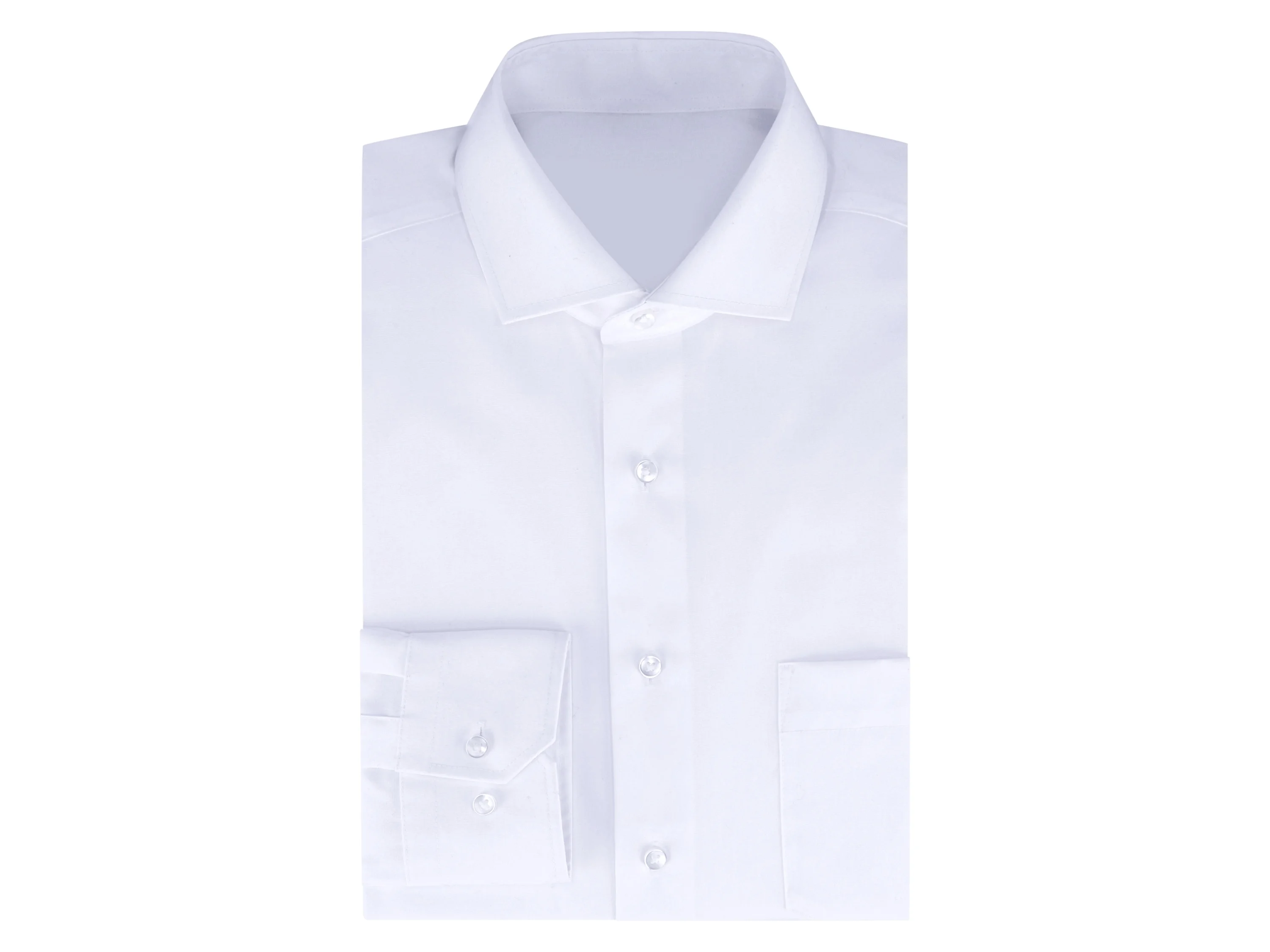 ESMARA MEN Herren Businesshemd, Regular Fit (Weiß, 43) – Bild 4 von 4