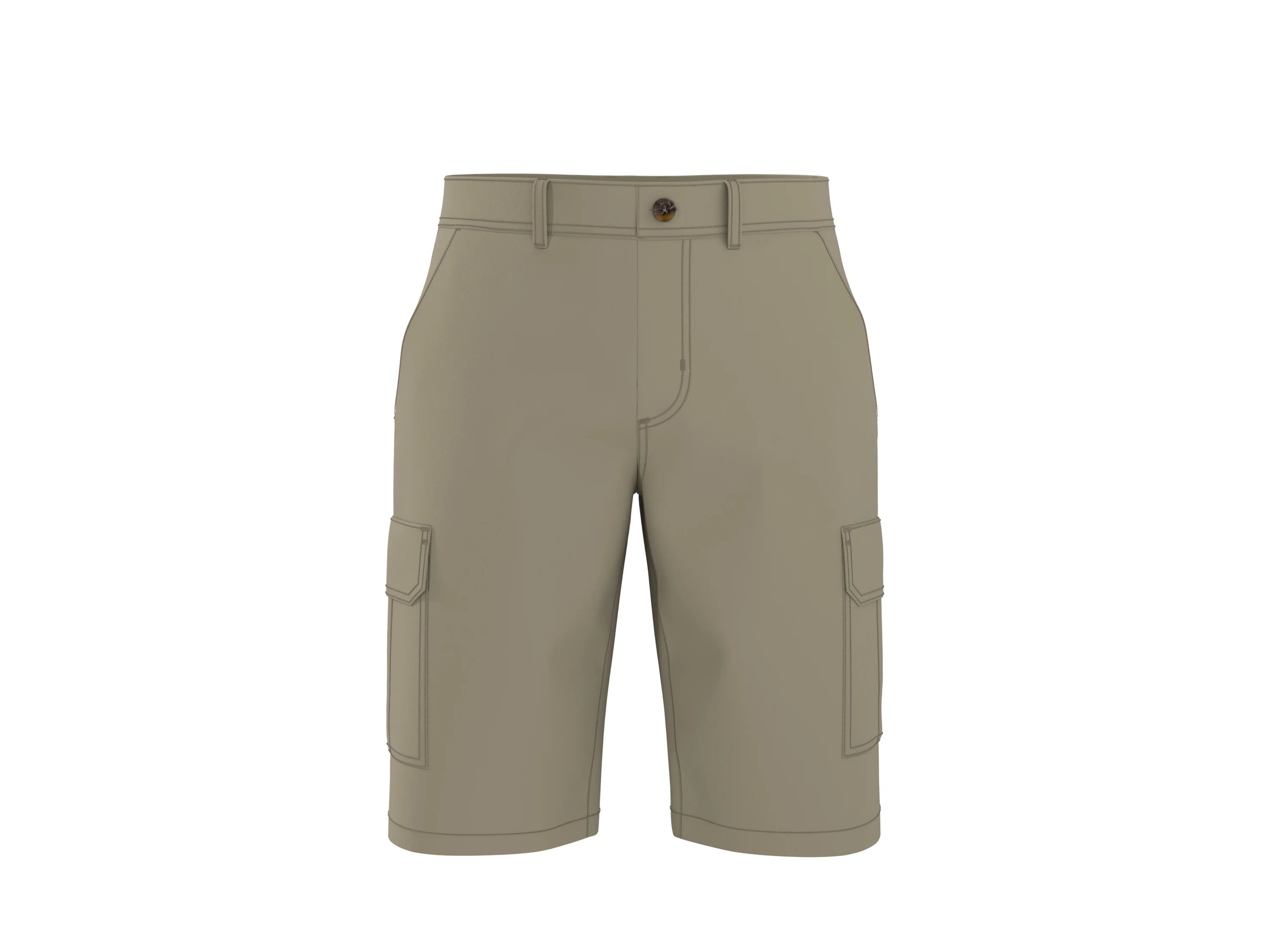 ESMARA MEN Herren Cargo-Bermudas (Beige, 52) – Bild 3 von 4