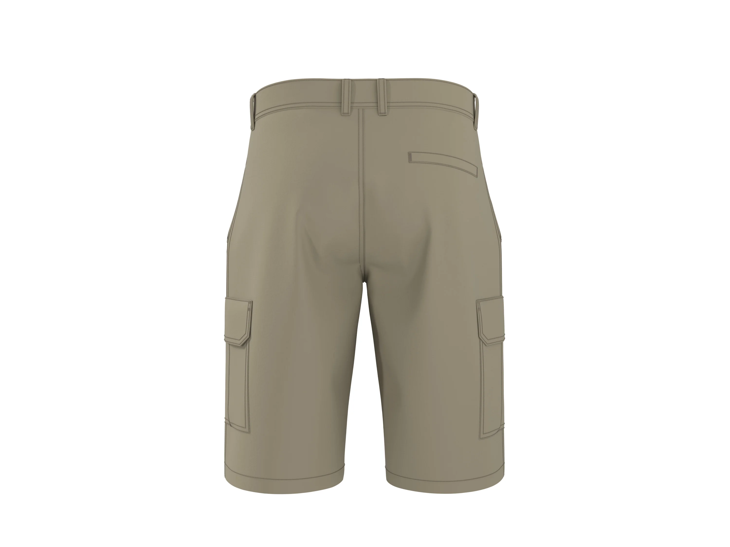 ESMARA MEN Herren Cargo-Bermudas (Beige, 52) – Bild 4 von 4