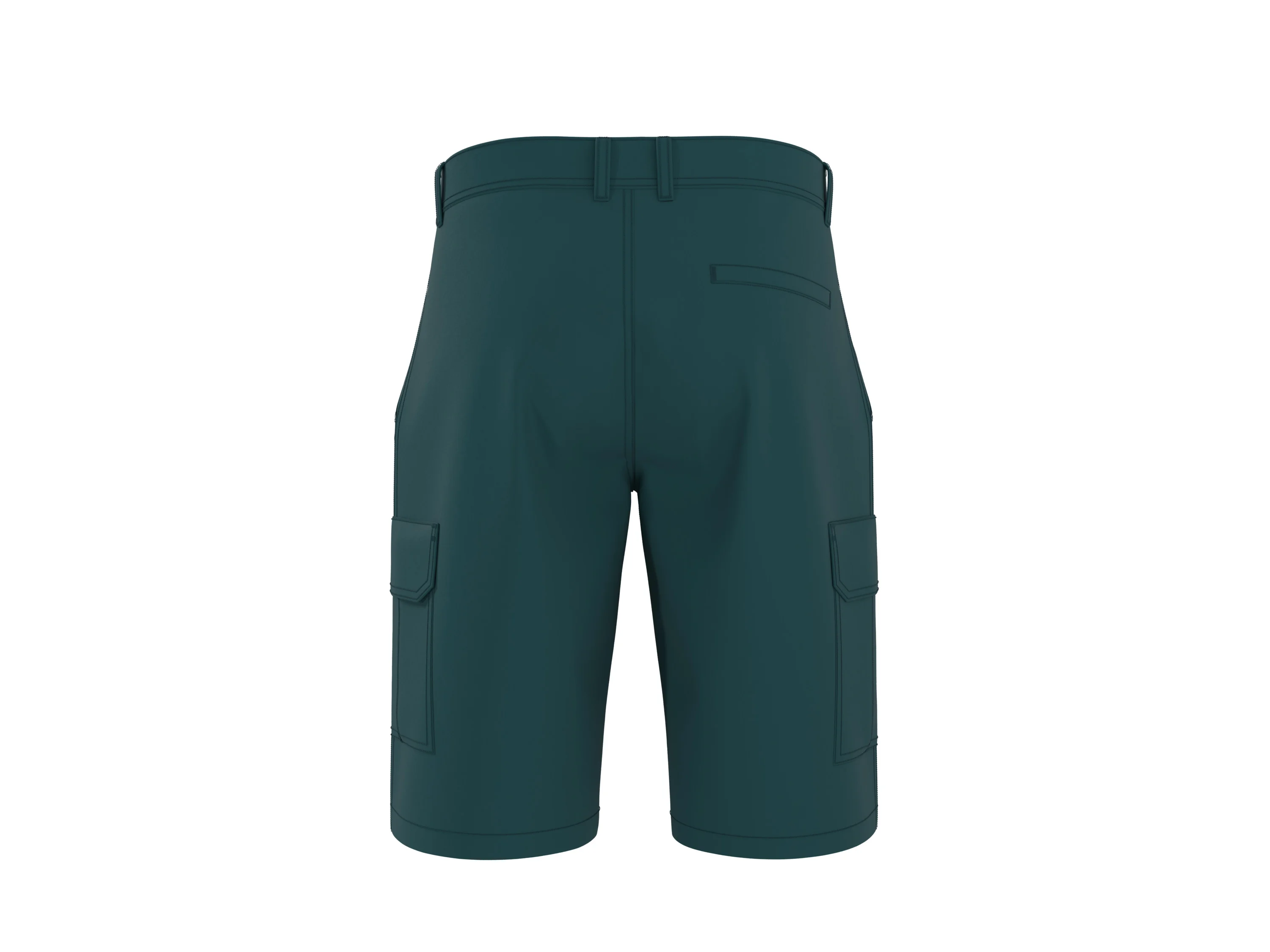 ESMARA MEN Herren Cargo-Bermudas (Petrol, 56) – Bild 3 von 4