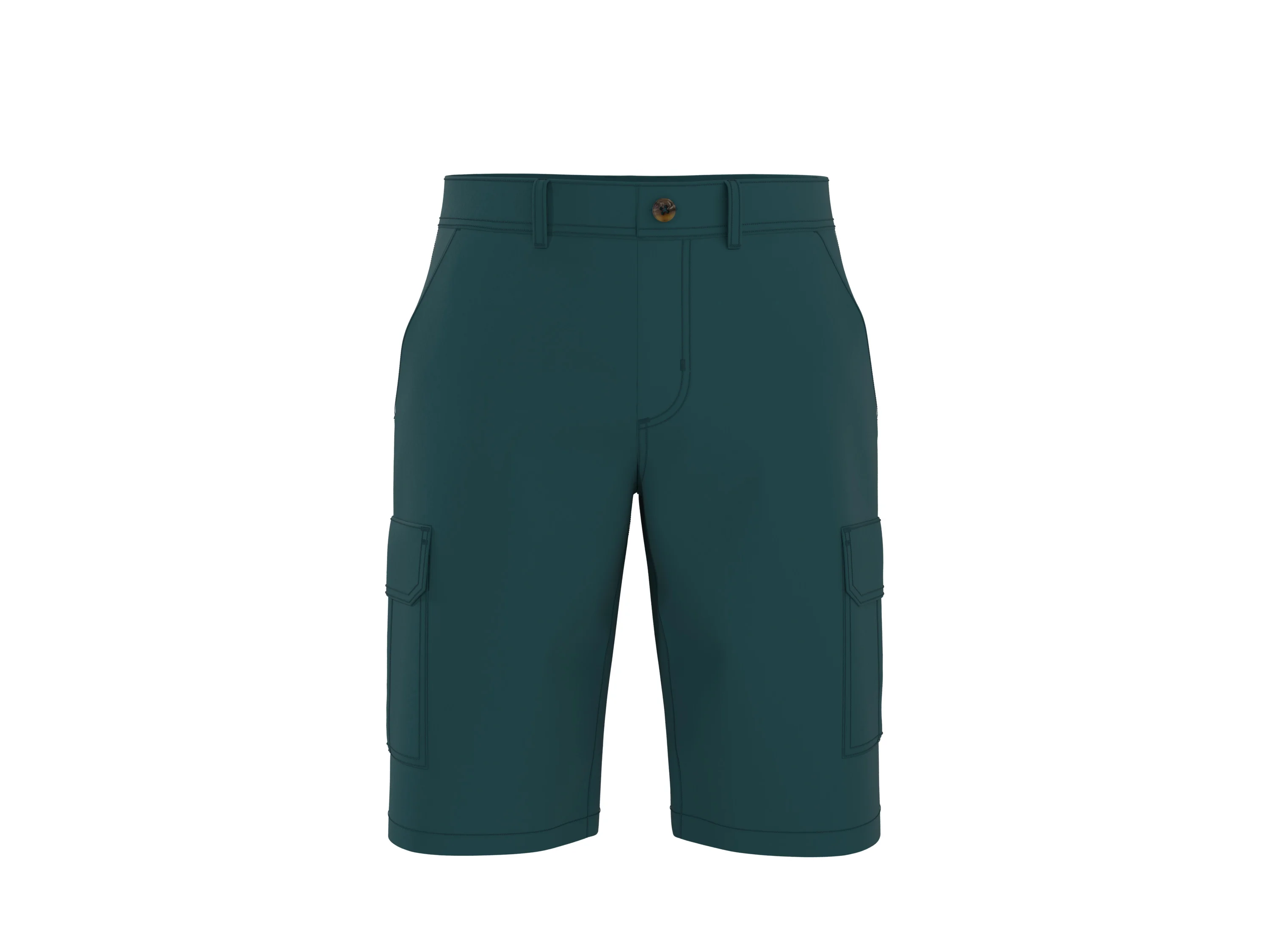 ESMARA MEN Herren Cargo-Bermudas (Petrol, 58) – Bild 2 von 4