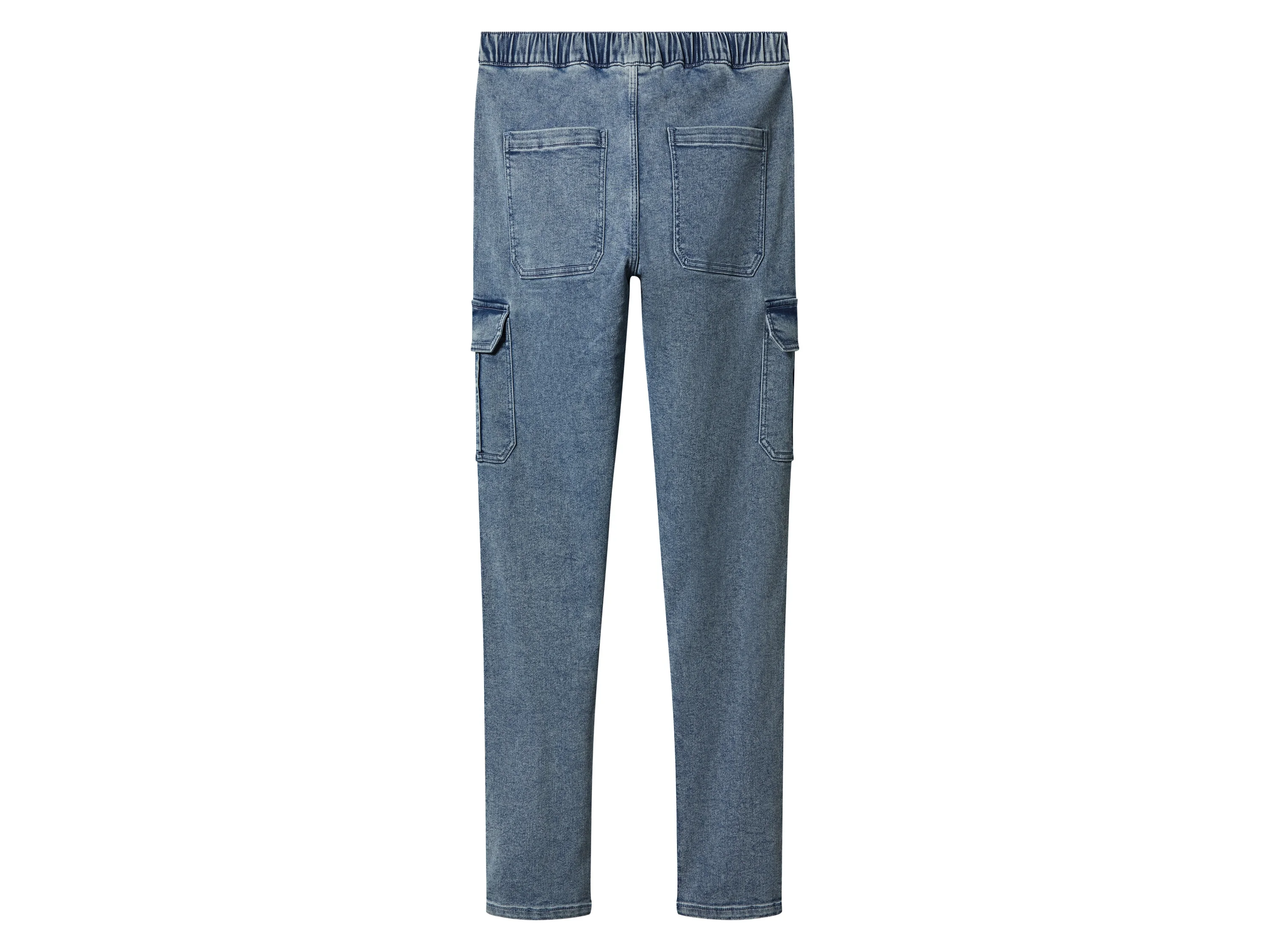ESMARA MEN Herren Cargo-Denim-Joggers (Blau, 52) – Bild 3 von 3