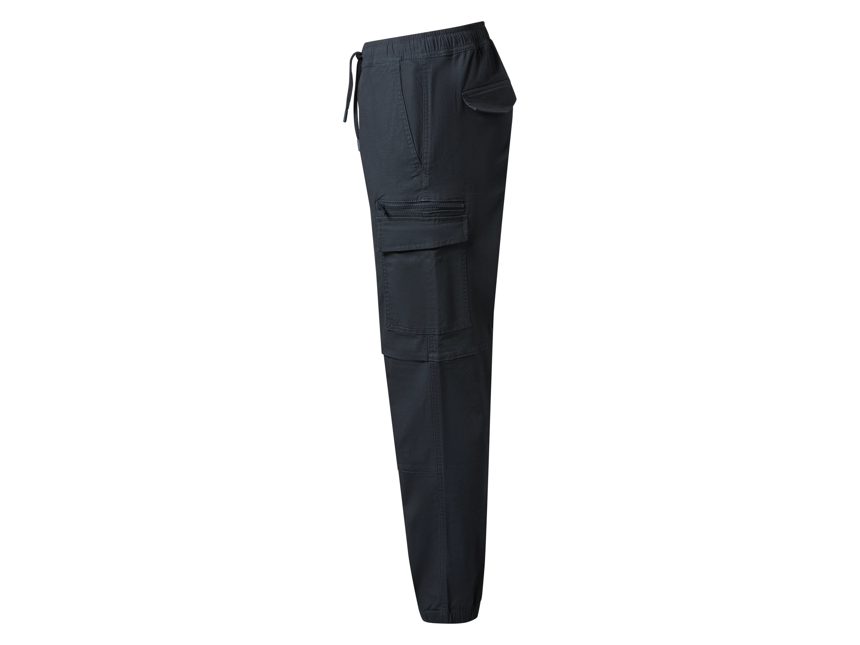 ESMARA MEN Herren Cargohose, mit Ripstop-Muster (Navy, M (48/50)) – Bild 4 von 4