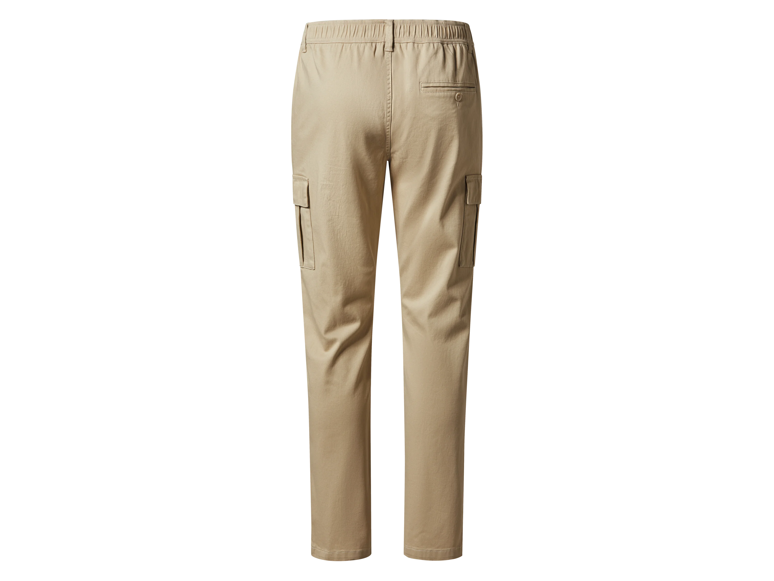 ESMARA MEN Herren Cargohose, mit seitlichen Eingrifftaschen (Beige, XL (56/58)) – Bild 3 von 4