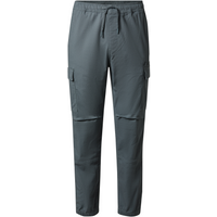ESMARA MEN Herren Cargohose, mit Ripstop-Muster (Dunkelgrau, L (52/54))