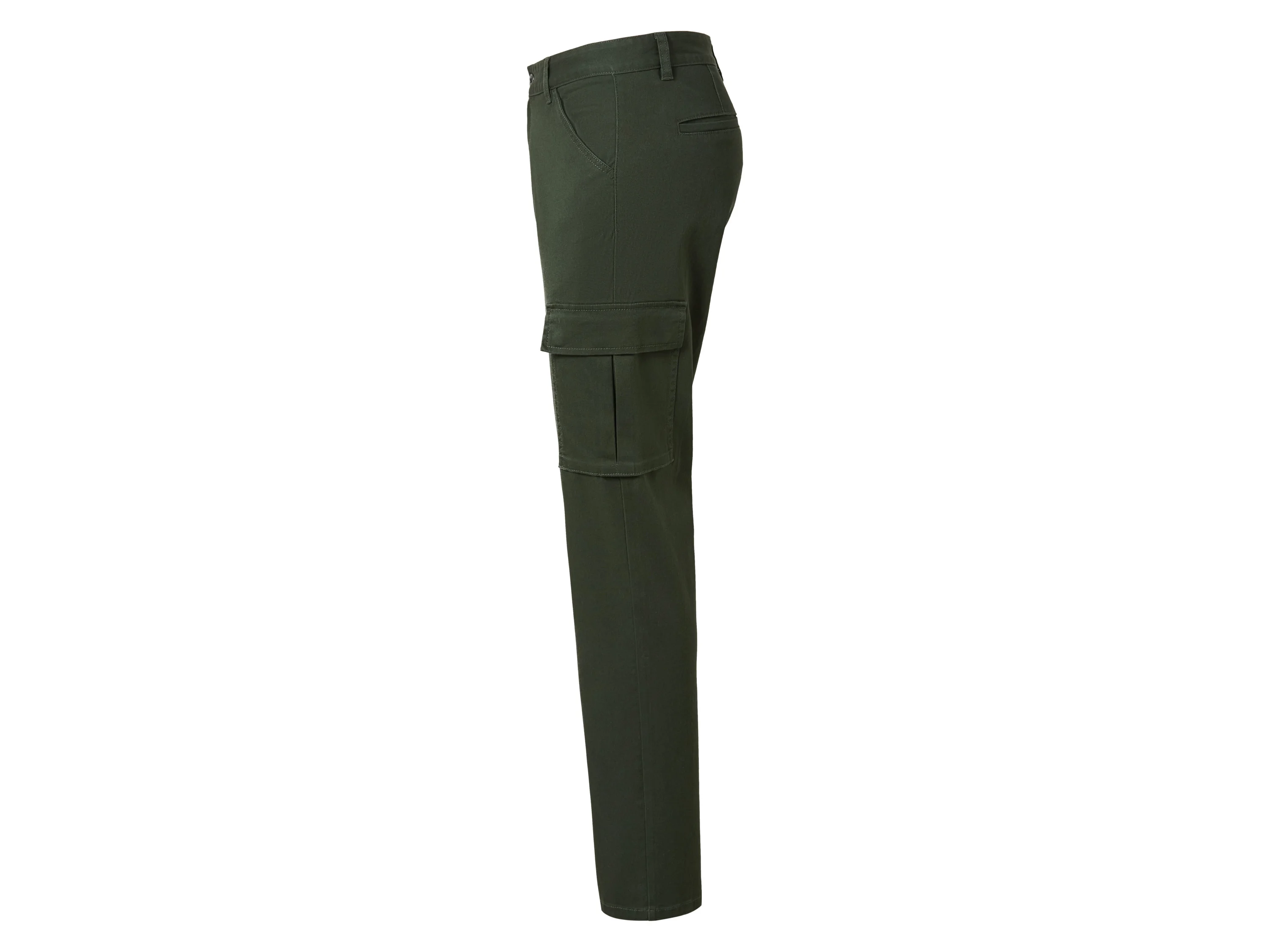 ESMARA MEN Herren Cargohose, im 5-Pocket-Style (Grün, 52) – Bild 4 von 4