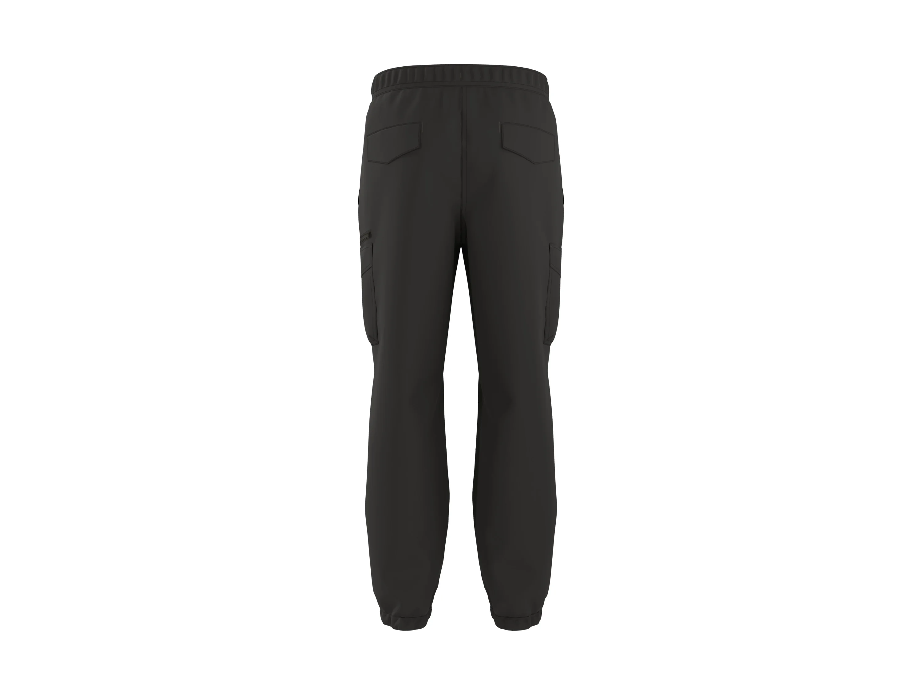 ESMARA MEN Herren Cargohose (schwarz/olive, M (48/50)) – Bild 2 von 2