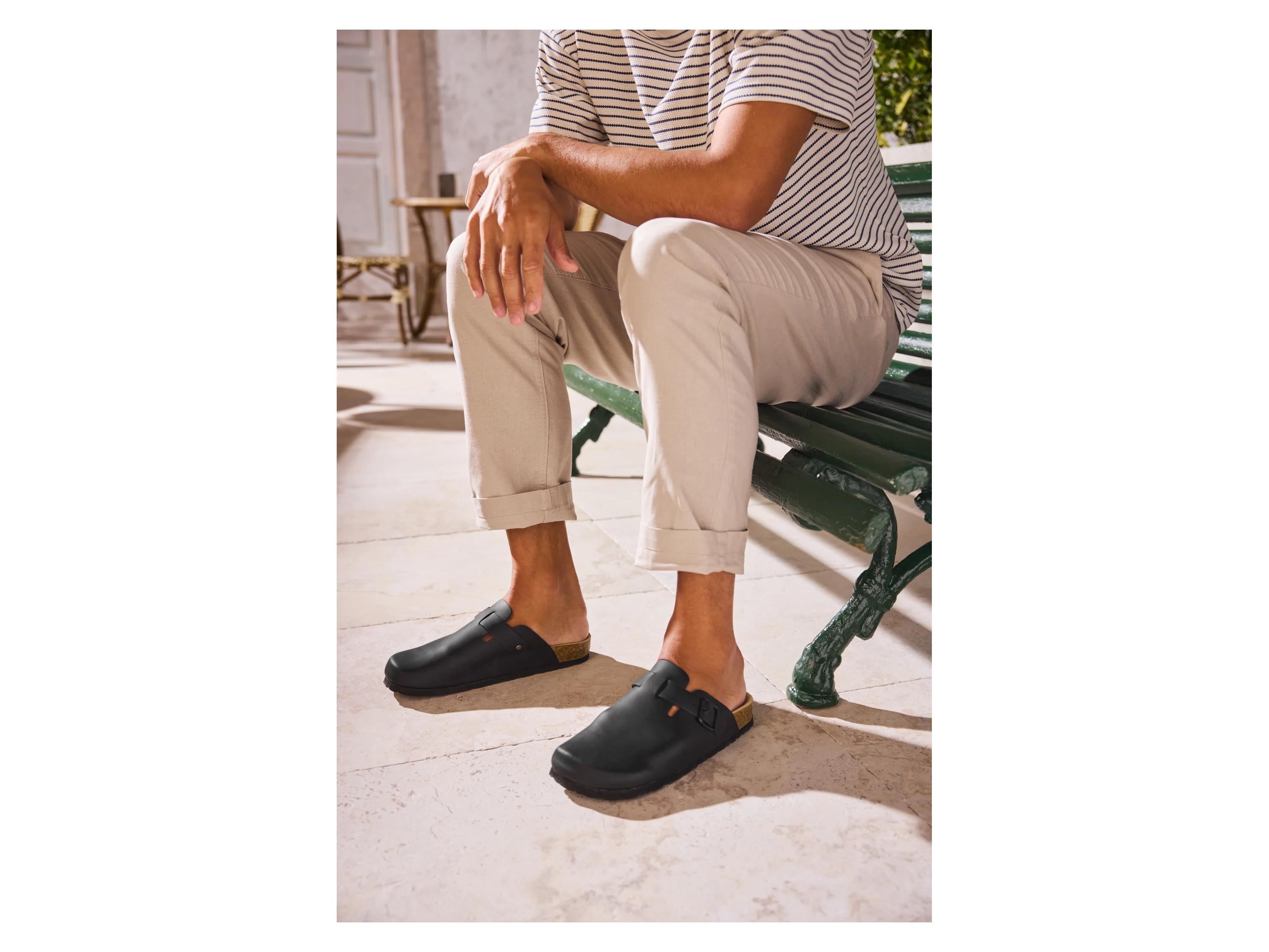 ESMARA MEN Herren Clogs (Schwarz, 43) – Bild 4 von 4