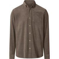 ESMARA MEN Herren Cord-Freizeithemd (Beige, M (48/50))