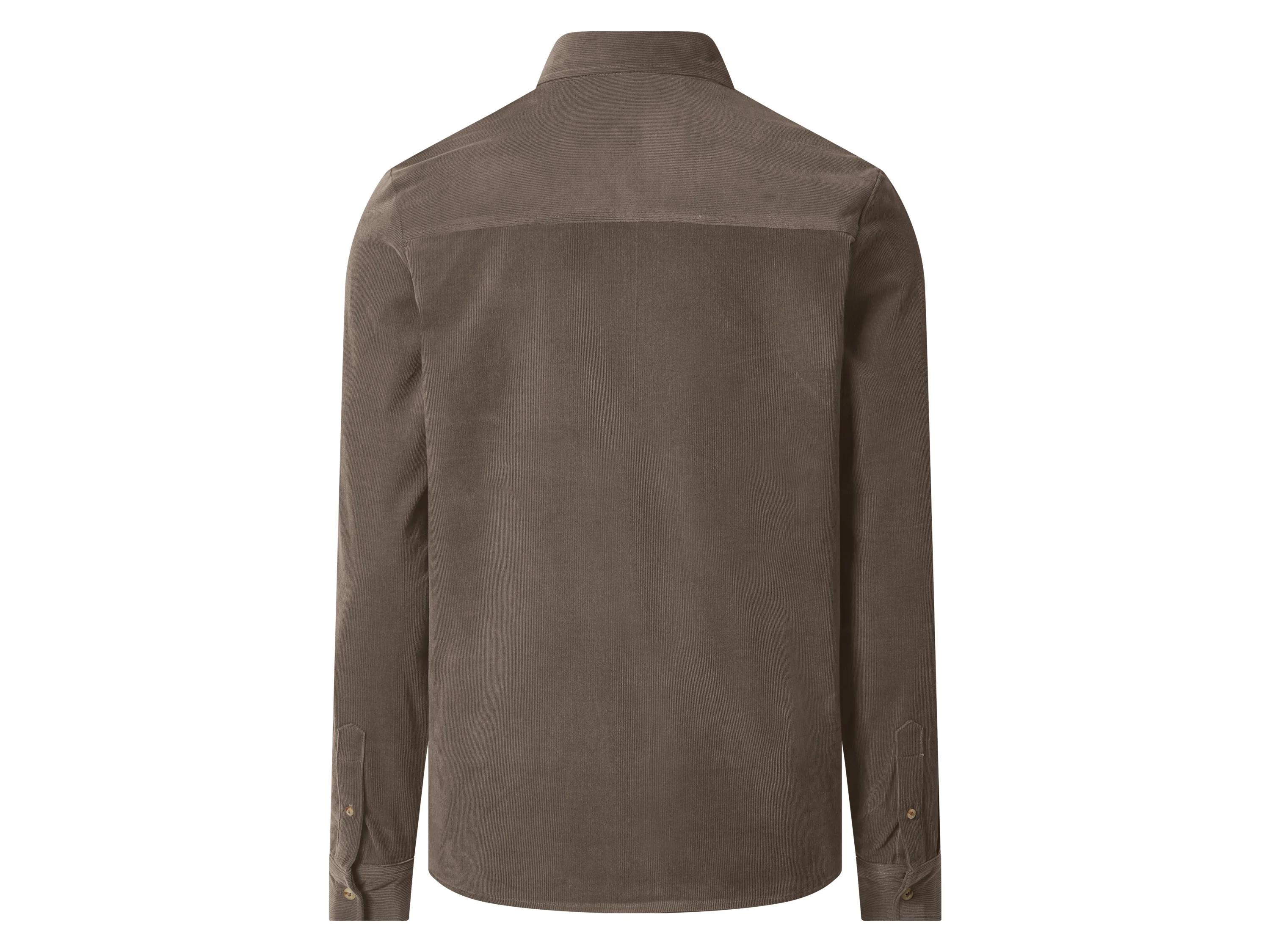 ESMARA MEN Herren Cord-Freizeithemd (Beige, S (44/46)) – Bild 3 von 4
