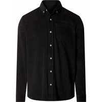 ESMARA MEN Herren Cord-Freizeithemd (Schwarz, S (44/46))