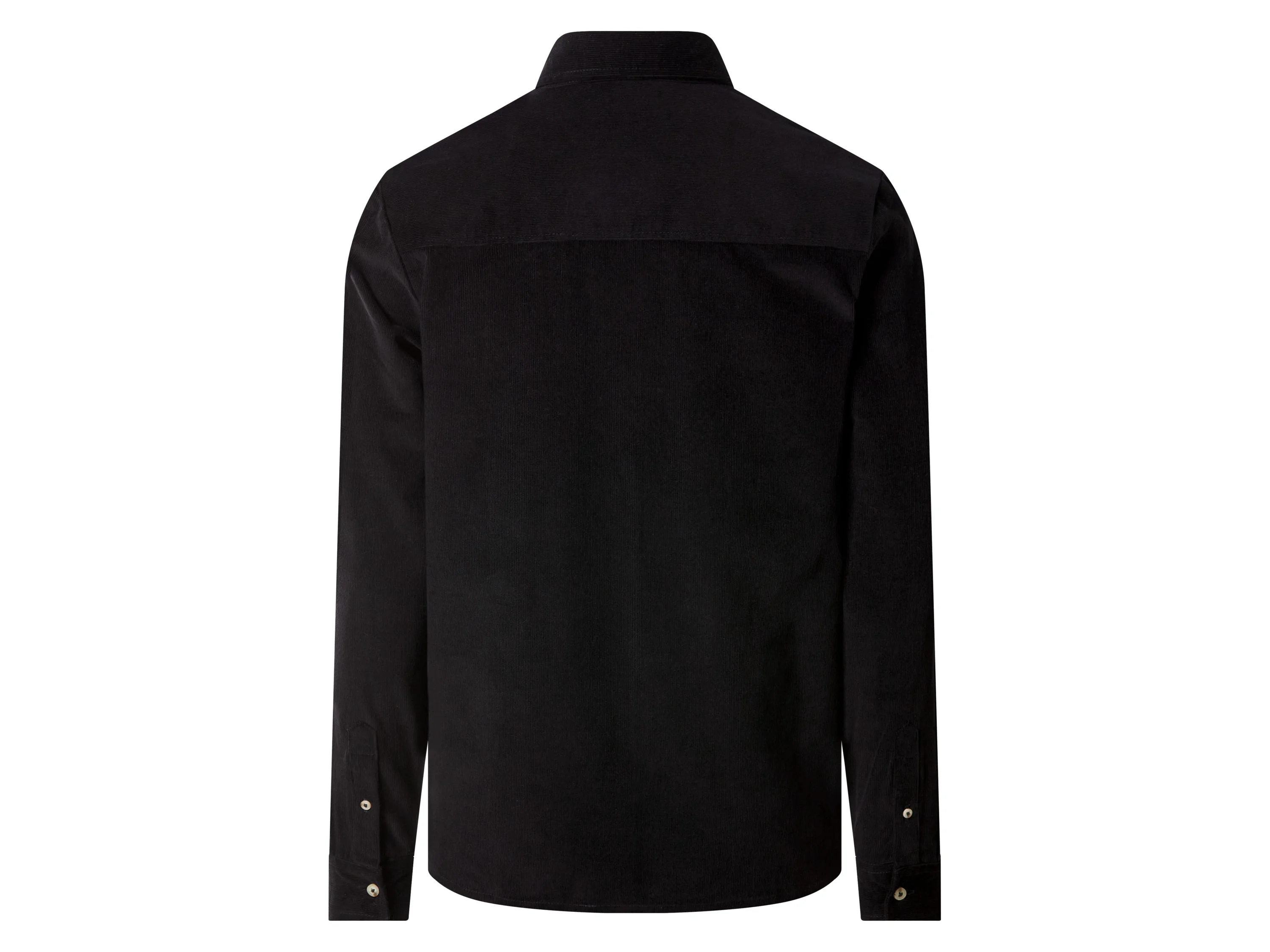 ESMARA MEN Herren Cord-Freizeithemd (Schwarz, S (44/46)) – Bild 3 von 3