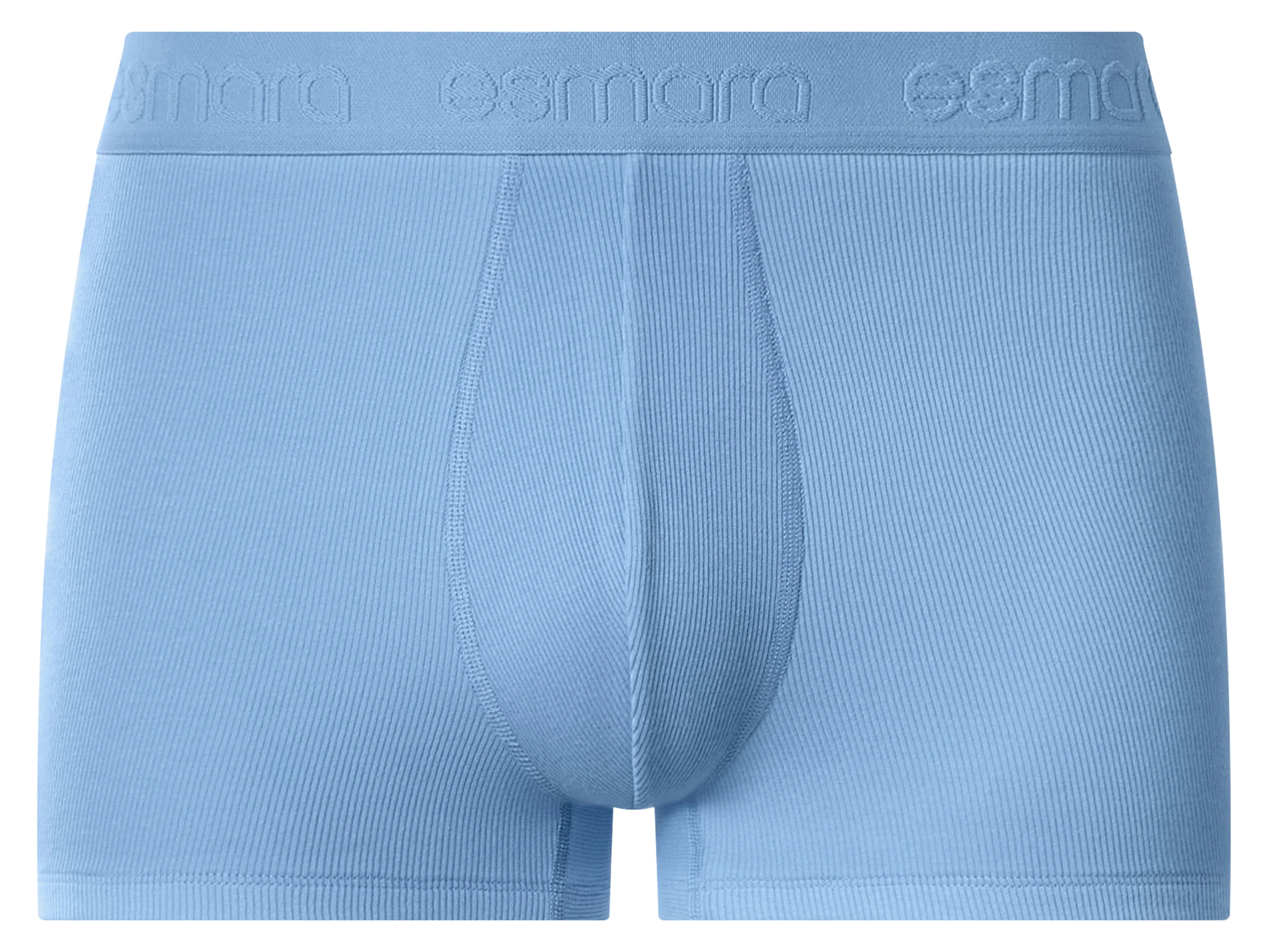 ESMARA MEN Herren Doppelripp-Boxer, 3 Stück (navy/dunkelblau/hellblau, 4/S) – Bild 4 von 4