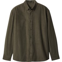 ESMARA MEN Herren Feincordhemd (Grün, M(39/40))