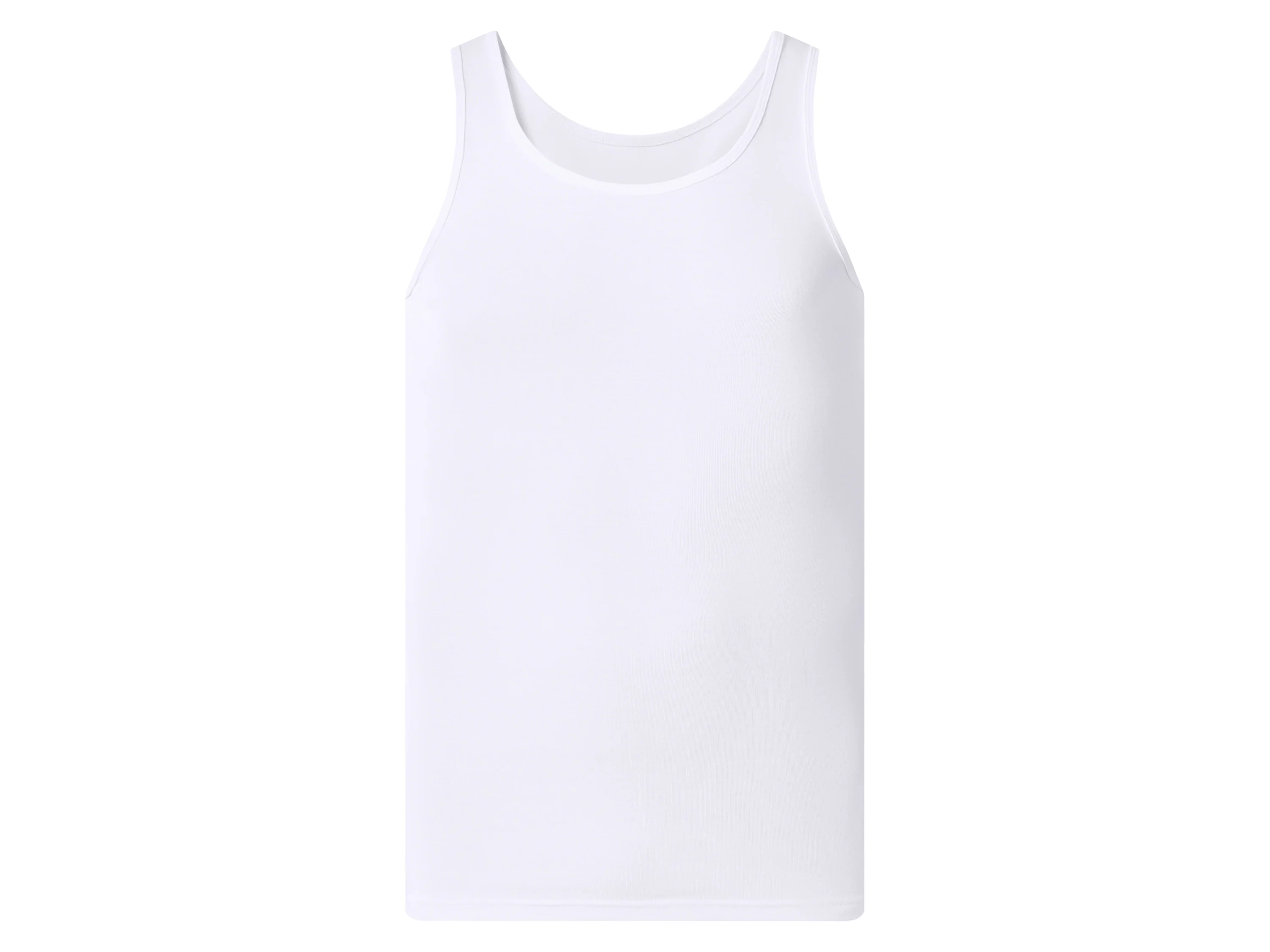 ESMARA MEN Herren Feinripp-Achselhemden, 3 Stück (Weiß, 10/4XL) – Bild 2 von 3
