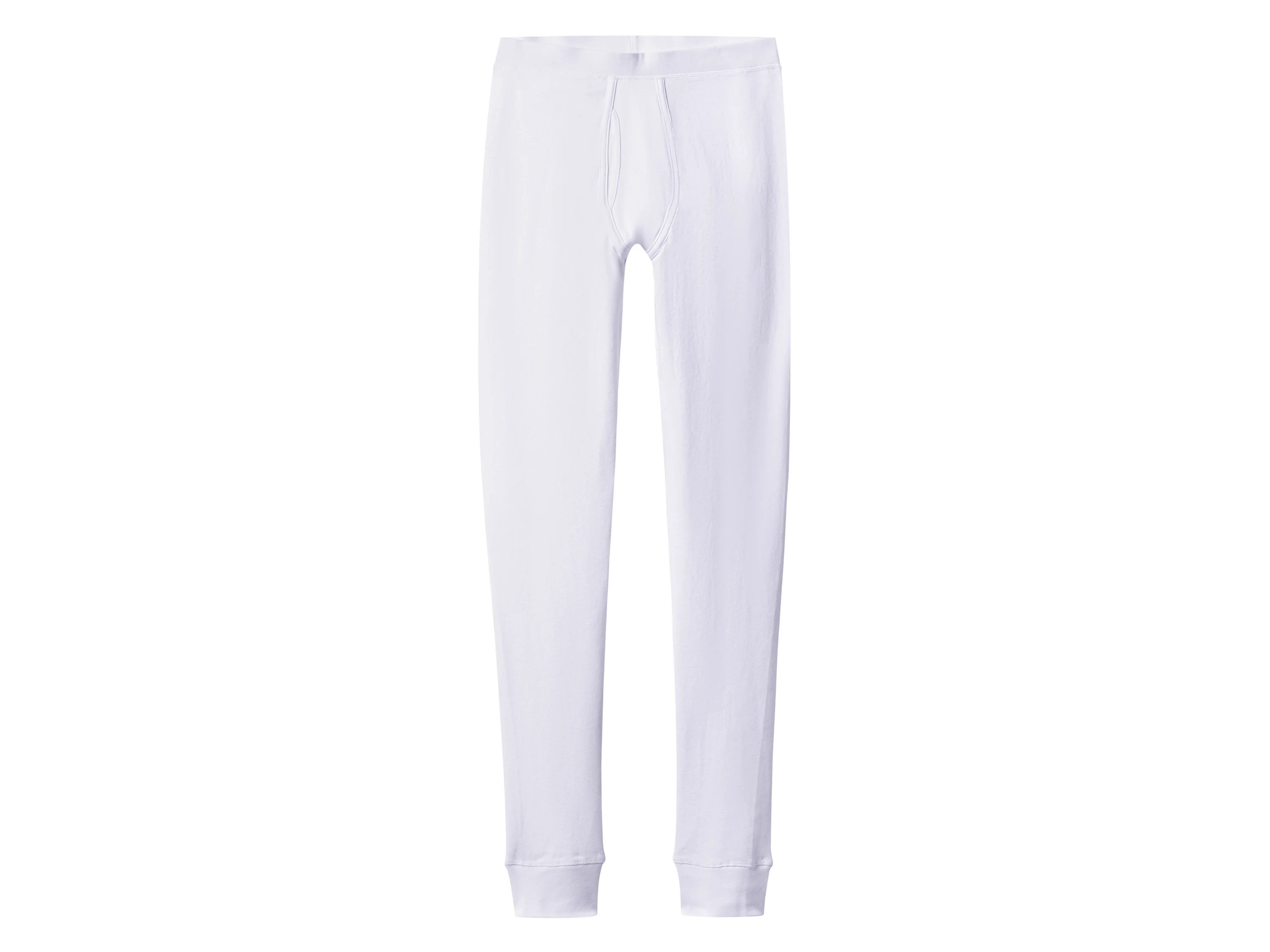 ESMARA MEN Herren Feinripp-Unterhosen, lang (Weiß, 5/M) – Bild 2 von 3