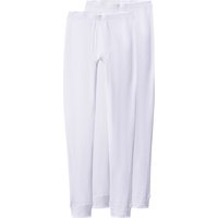 ESMARA MEN Herren Feinripp-Unterhosen, lang (Weiß, 6/L)