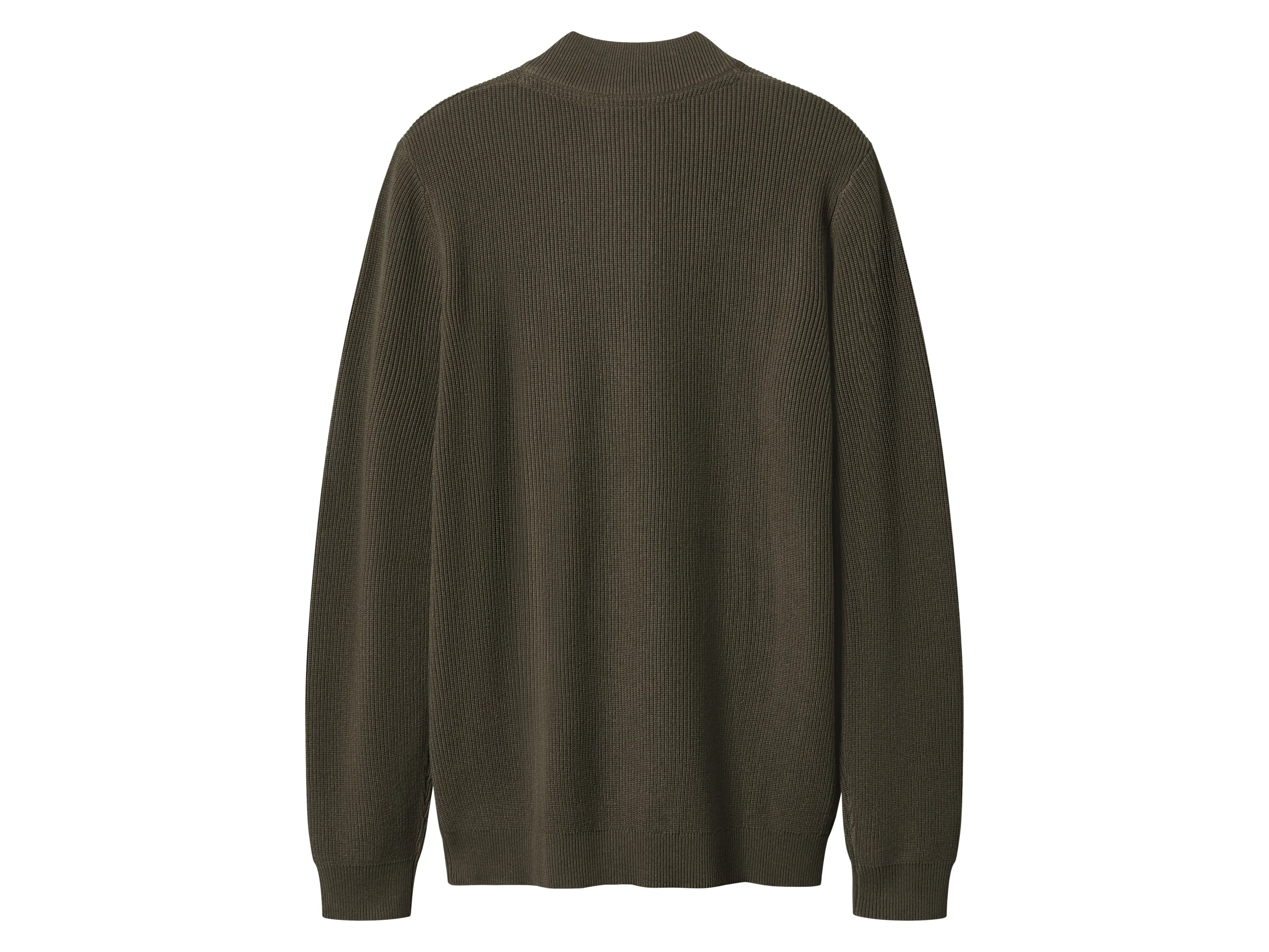 ESMARA MEN Herren Feinstrickpullover / Feinstricktroyer (Olive, L (52/54)) – Bild 3 von 3