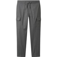 ESMARA MEN Herren Flanell-Cargohose (grau, L (52/54))