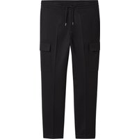 ESMARA MEN Herren Flanell-Cargohose (Schwarz, M (48/50))