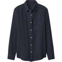 ESMARA MEN Herren Flanell-Freizeithemd (Navy, L (41/42))