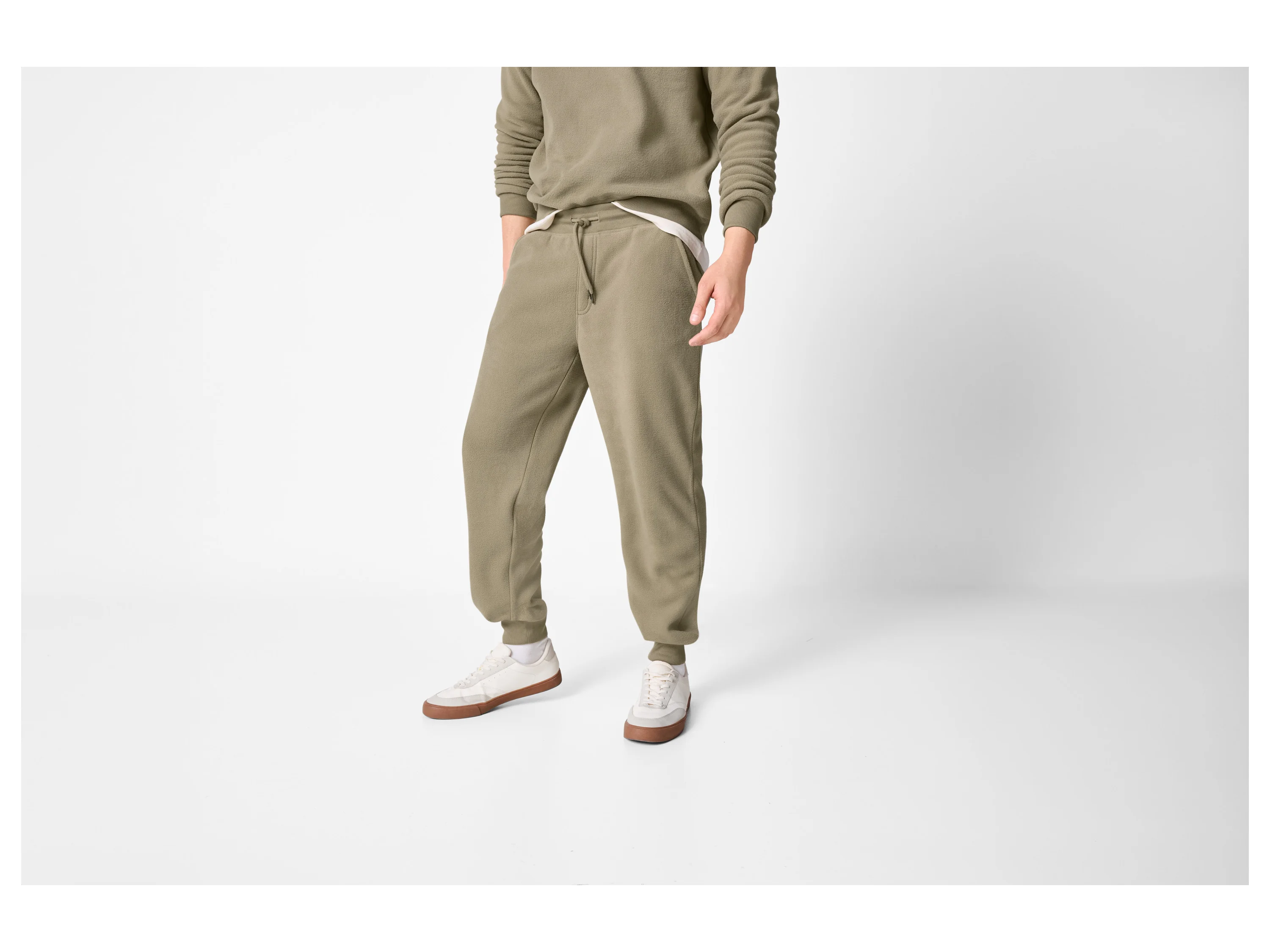 ESMARA MEN Herren Fleecehose (Beige, S (44/46)) – Bild 2 von 3