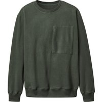 ESMARA MEN Herren Fleecepullover (Khaki, M (48/50))