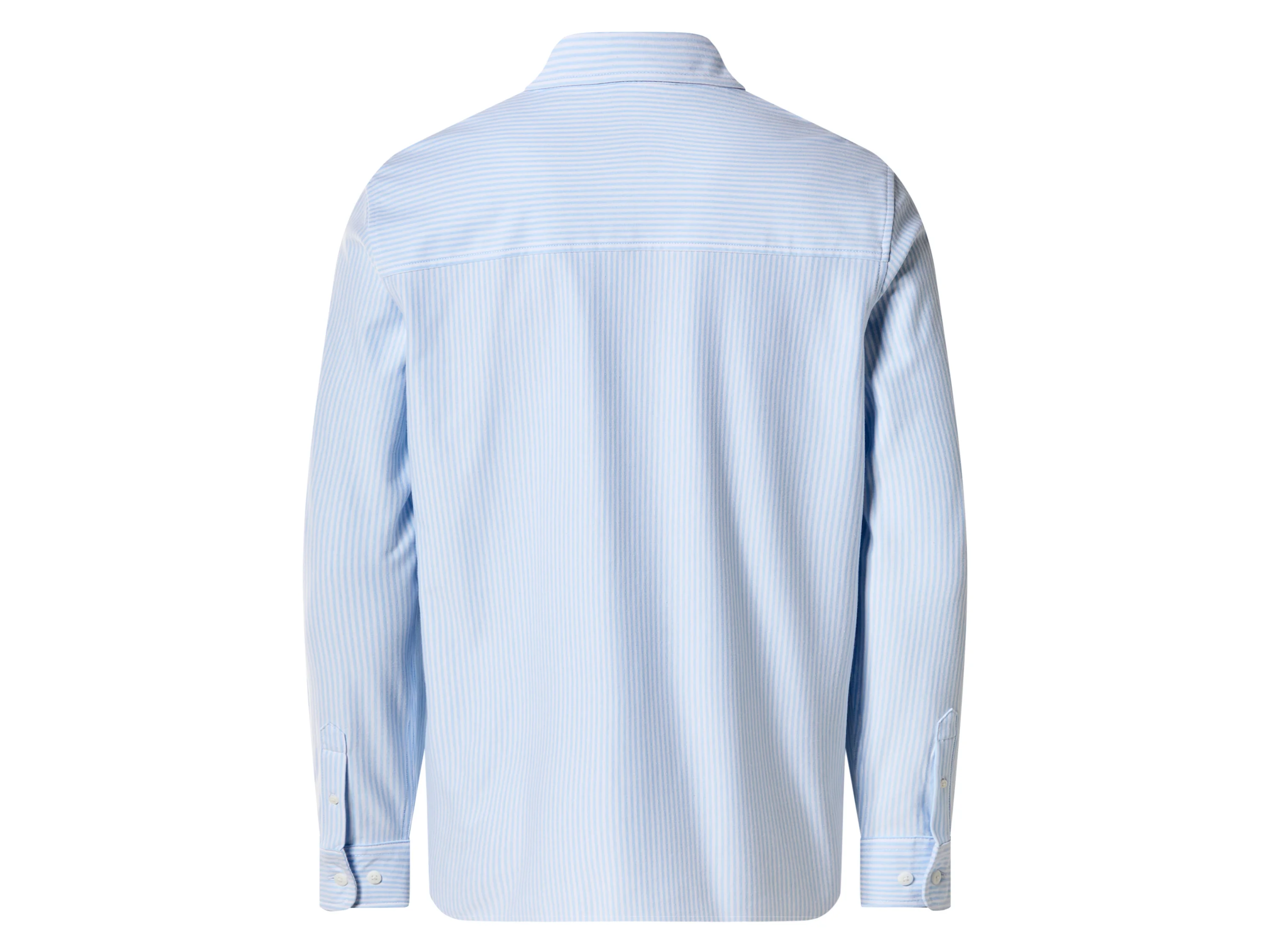 ESMARA MEN Herren Freizeithemd (Blau/Weiß, XL(43/44)) – Bild 3 von 4