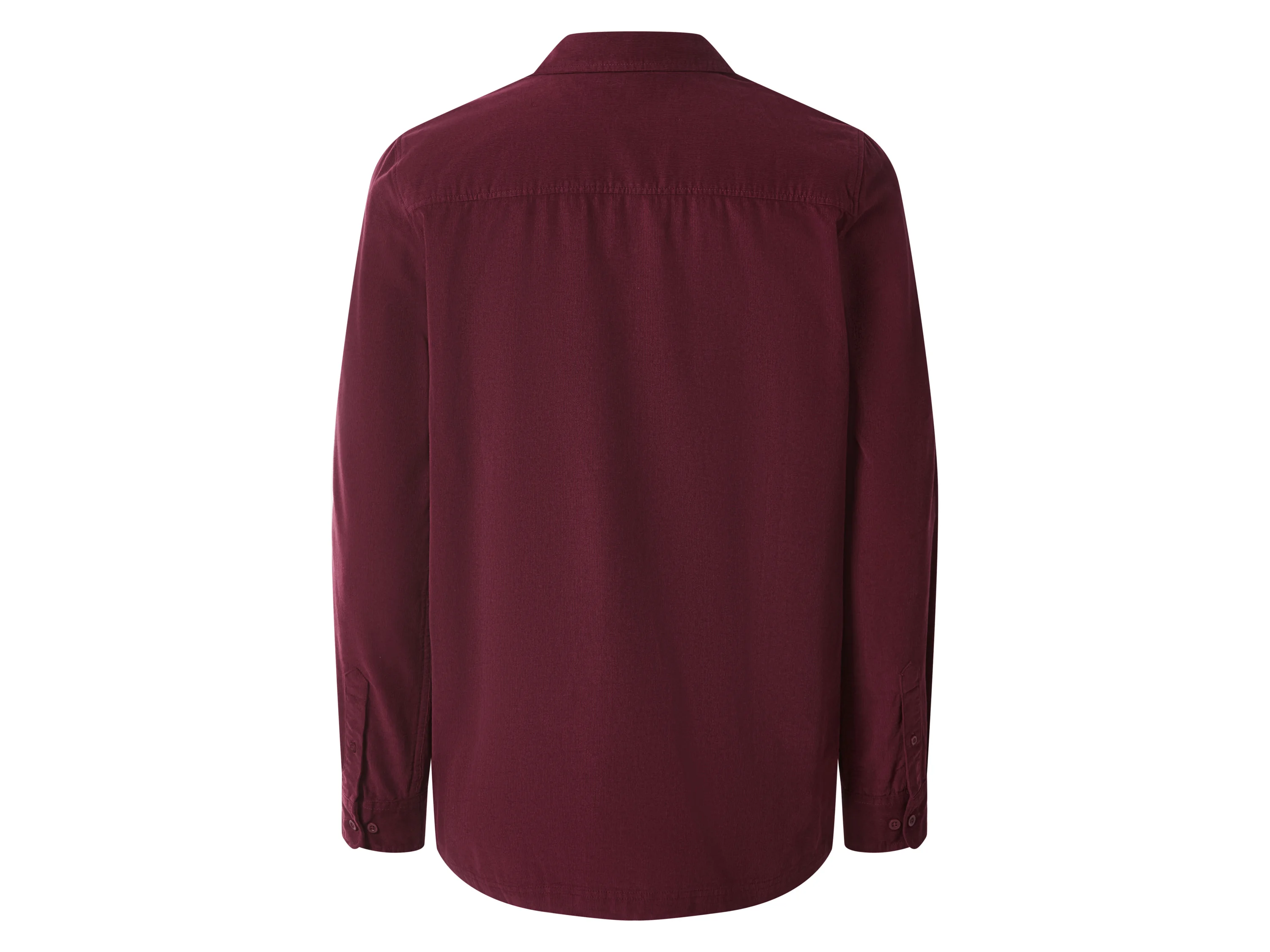 ESMARA MEN Herren Freizeithemd Cord (Bordeaux, M (39/40)) – Bild 3 von 4