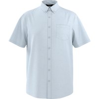 ESMARA MEN Herren Freizeithemd mit Leinen (Blau, L (41/42))