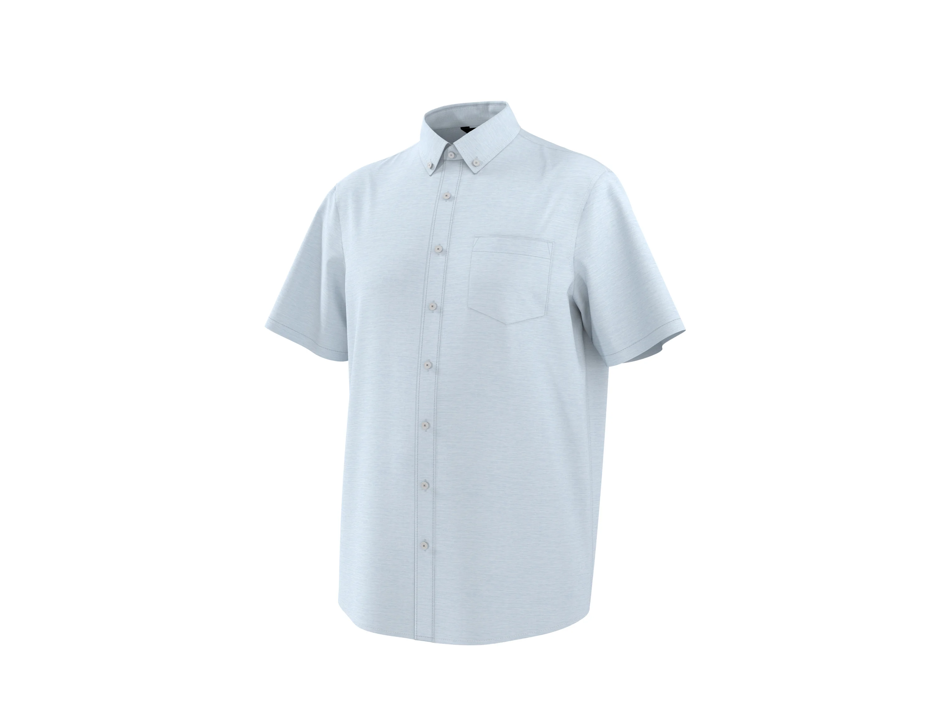 ESMARA MEN Herren Freizeithemd mit Leinen (Blau, L (41/42)) – Bild 4 von 4