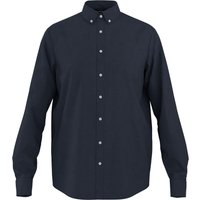 ESMARA MEN Herren Freizeithemd mit Leinen (Navy, S(37/38))