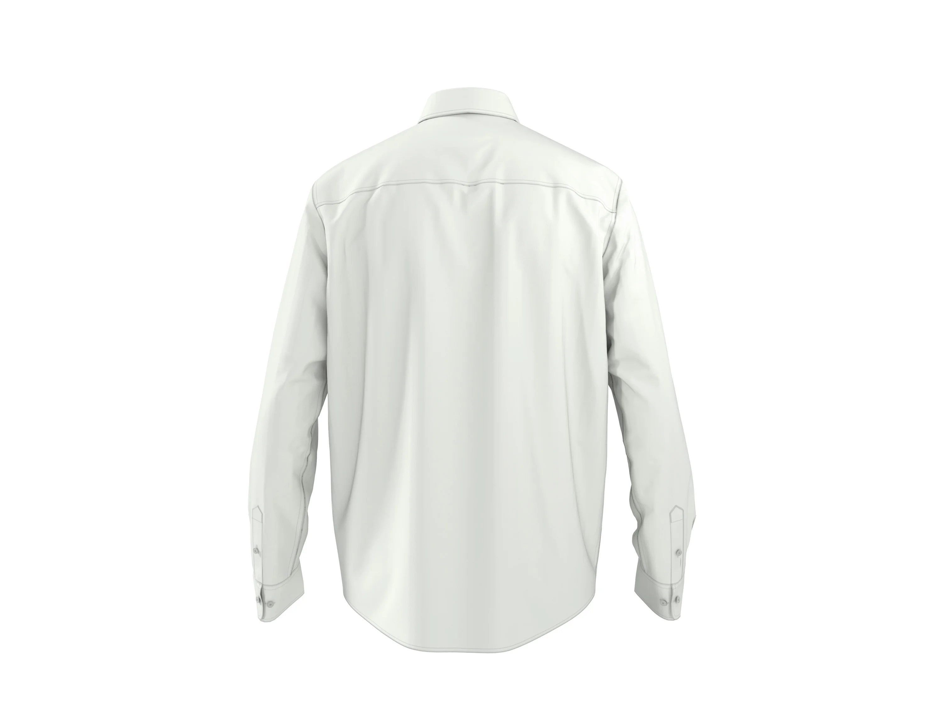 ESMARA MEN Herren Freizeithemd mit Leinen (Weiß, S(37/38)) – Bild 3 von 4