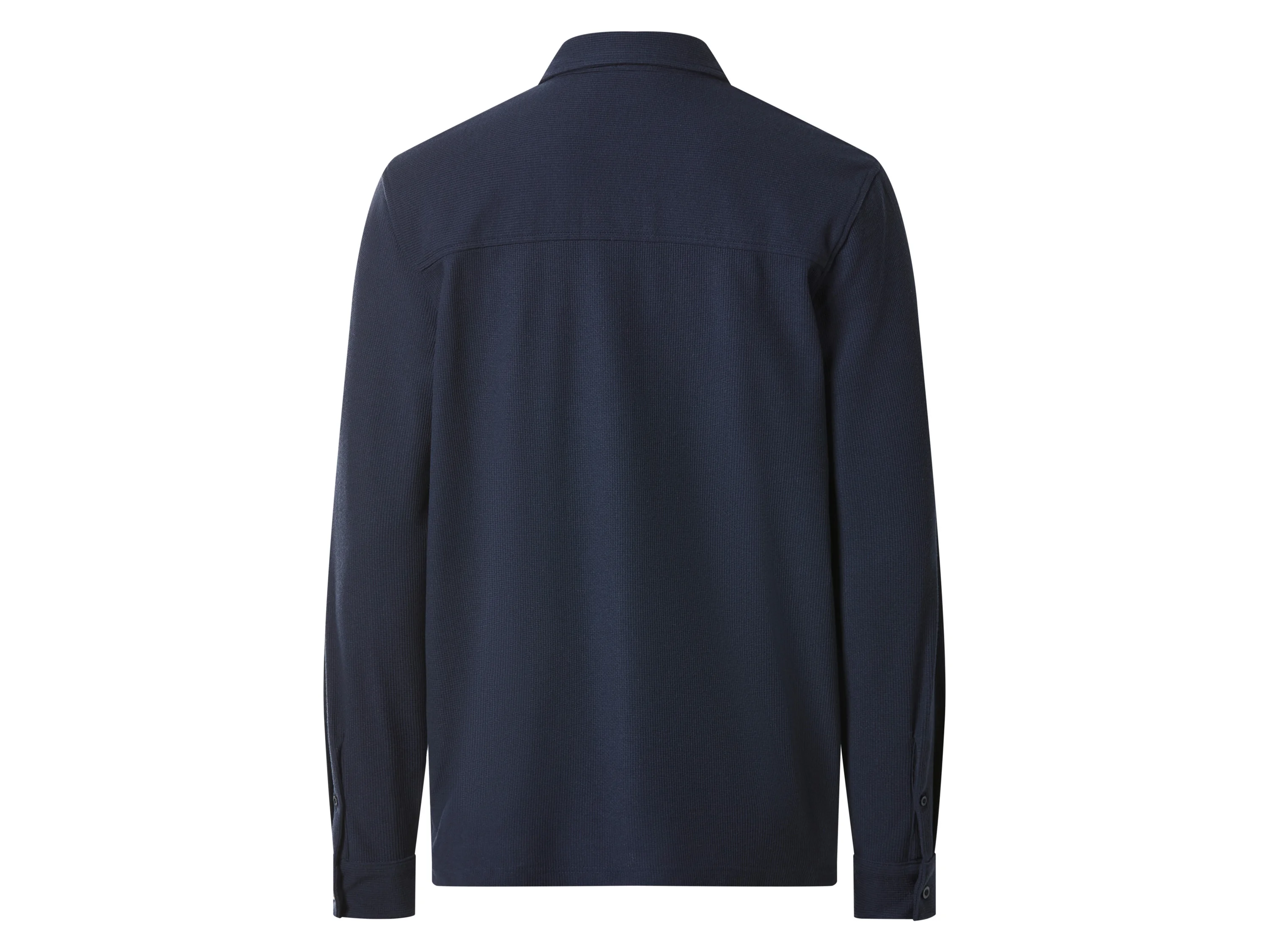 ESMARA MEN Herren Freizeithemd (Navy, S (37/38)) – Bild 3 von 4
