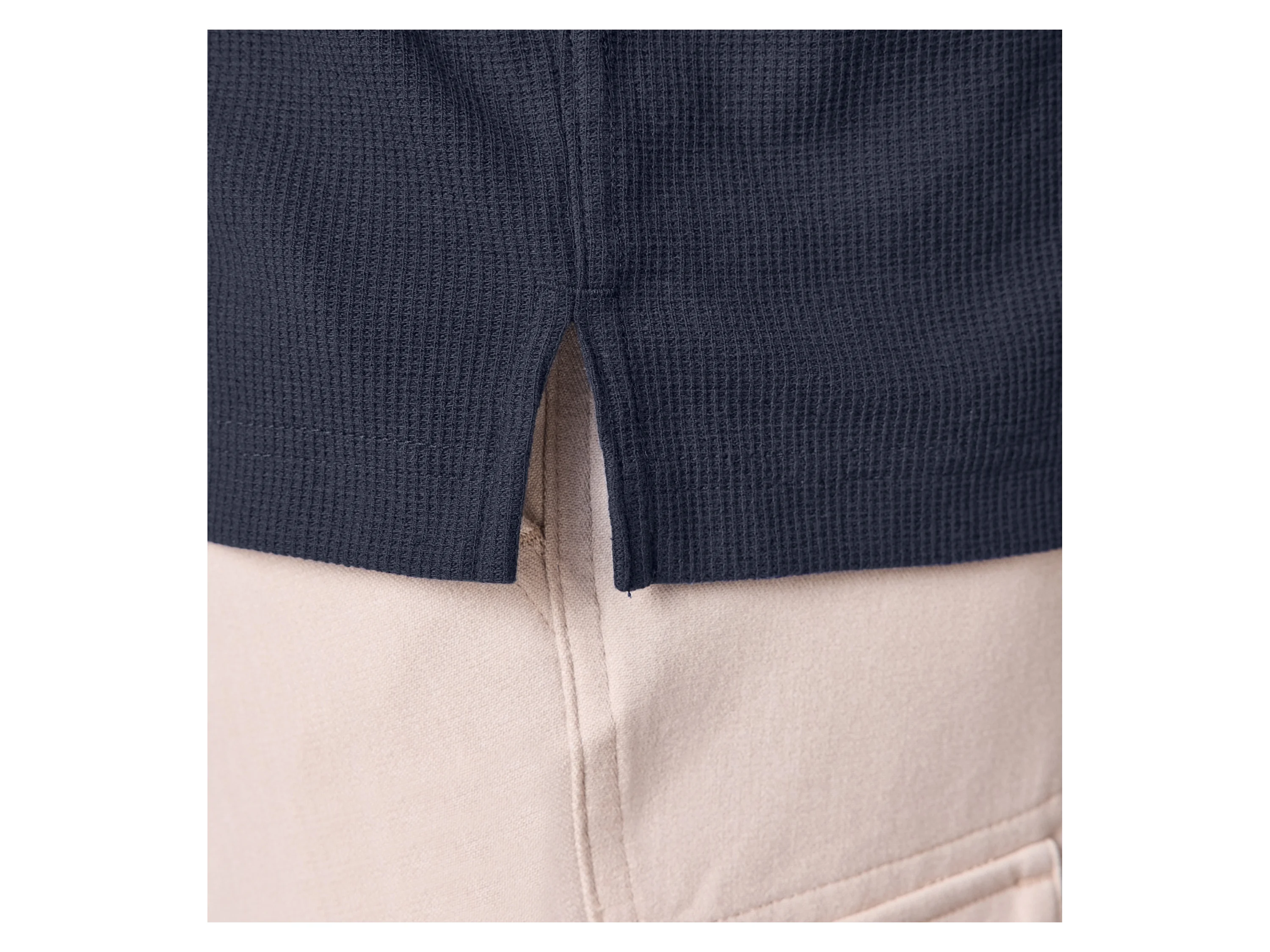 ESMARA MEN Herren Freizeithemd (Navy, XL (43/44)) – Bild 4 von 4