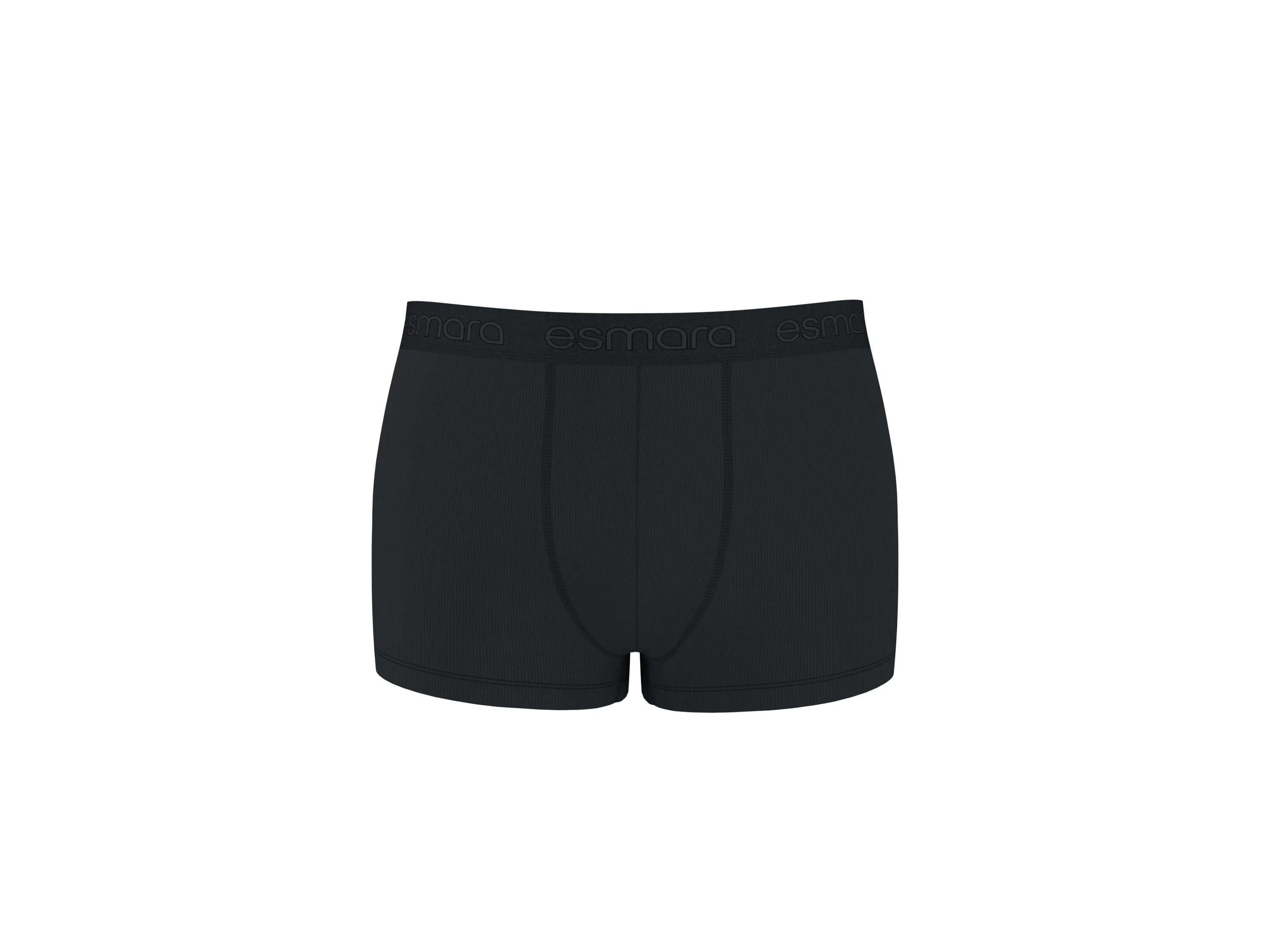 ESMARA MEN Herren Gerippte Boxer, 3 Stück (Schwarz/Grau, 8/XXL) – Bild 3 von 4