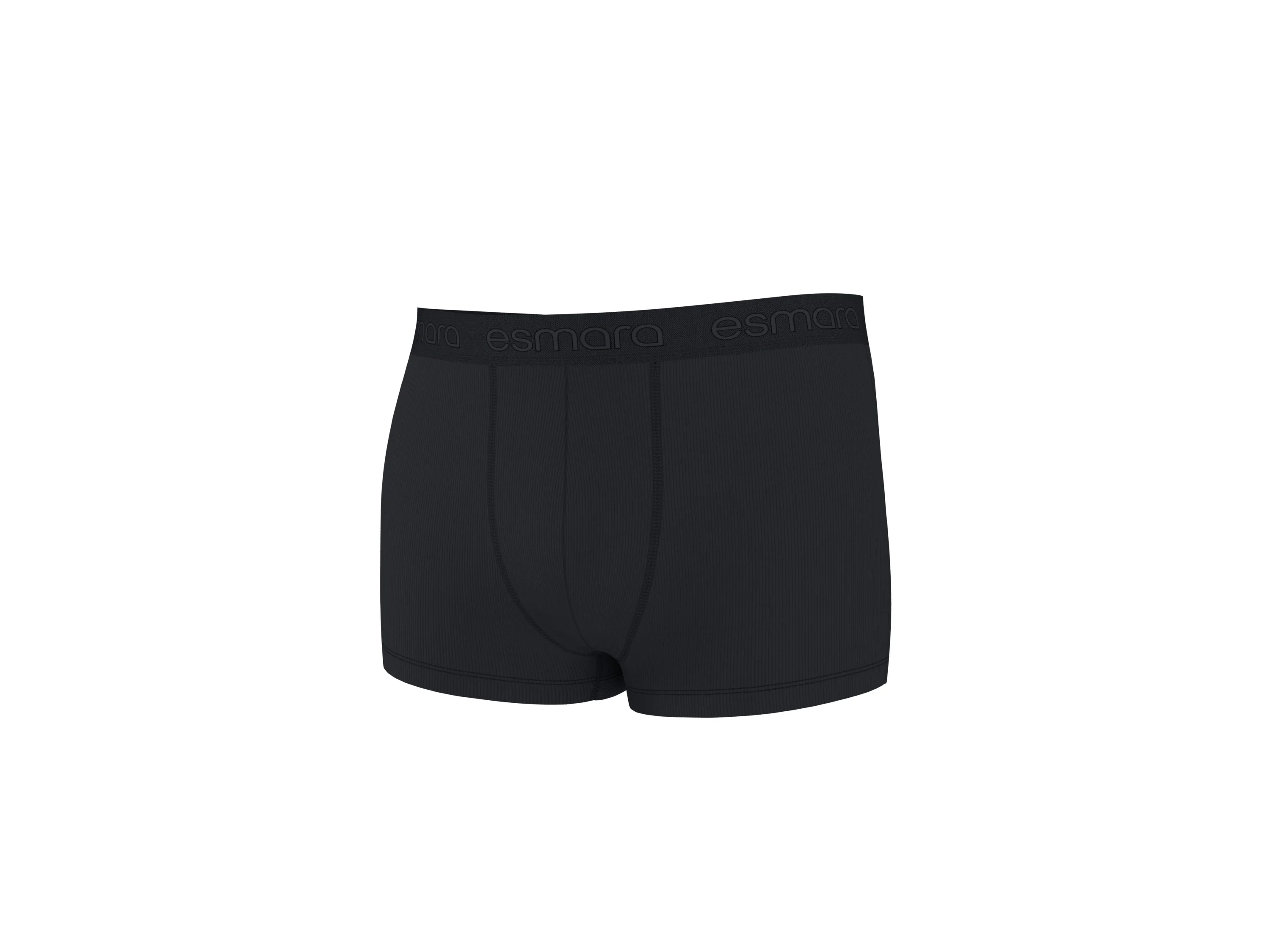 ESMARA MEN Herren Gerippte Boxer, 3 Stück (Schwarz/Grau, 8/XXL) – Bild 4 von 4
