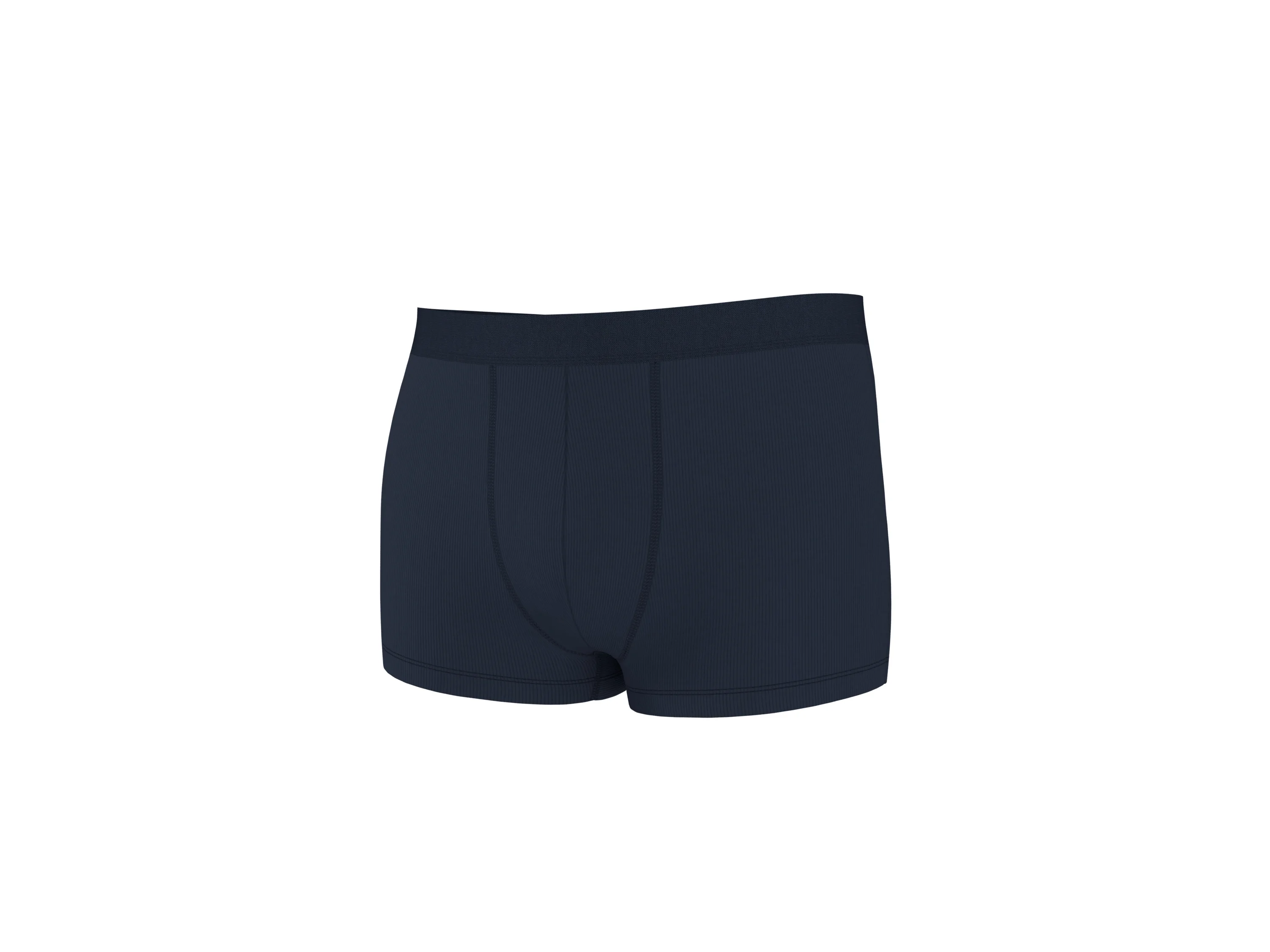ESMARA MEN Herren Gerippte Boxer, 3 Stück (navy/blau, 6/L) – Bild 4 von 4