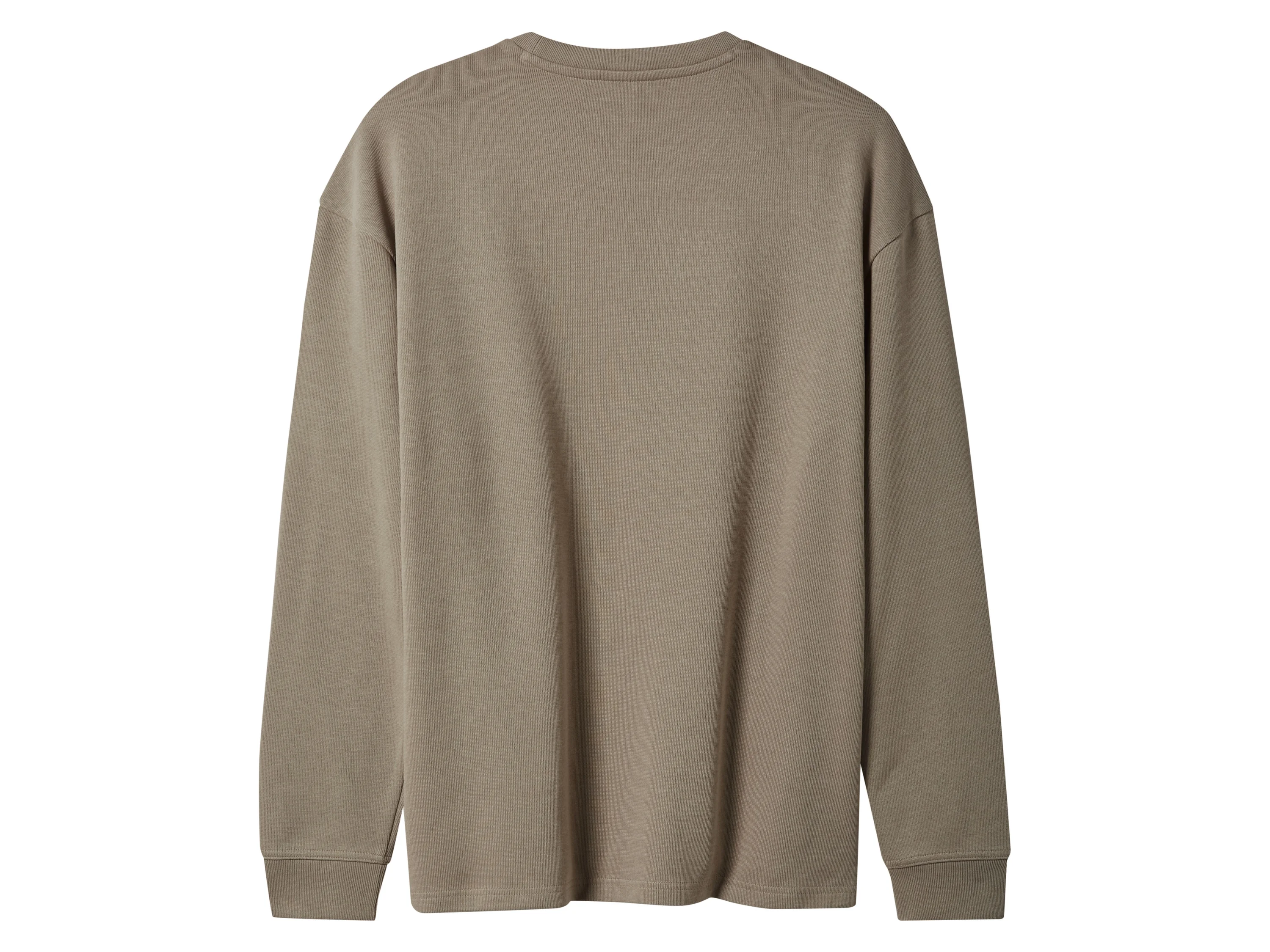 ESMARA MEN Herren Geripptes Sweatshirt (Beige, S (44/46)) – Bild 3 von 3