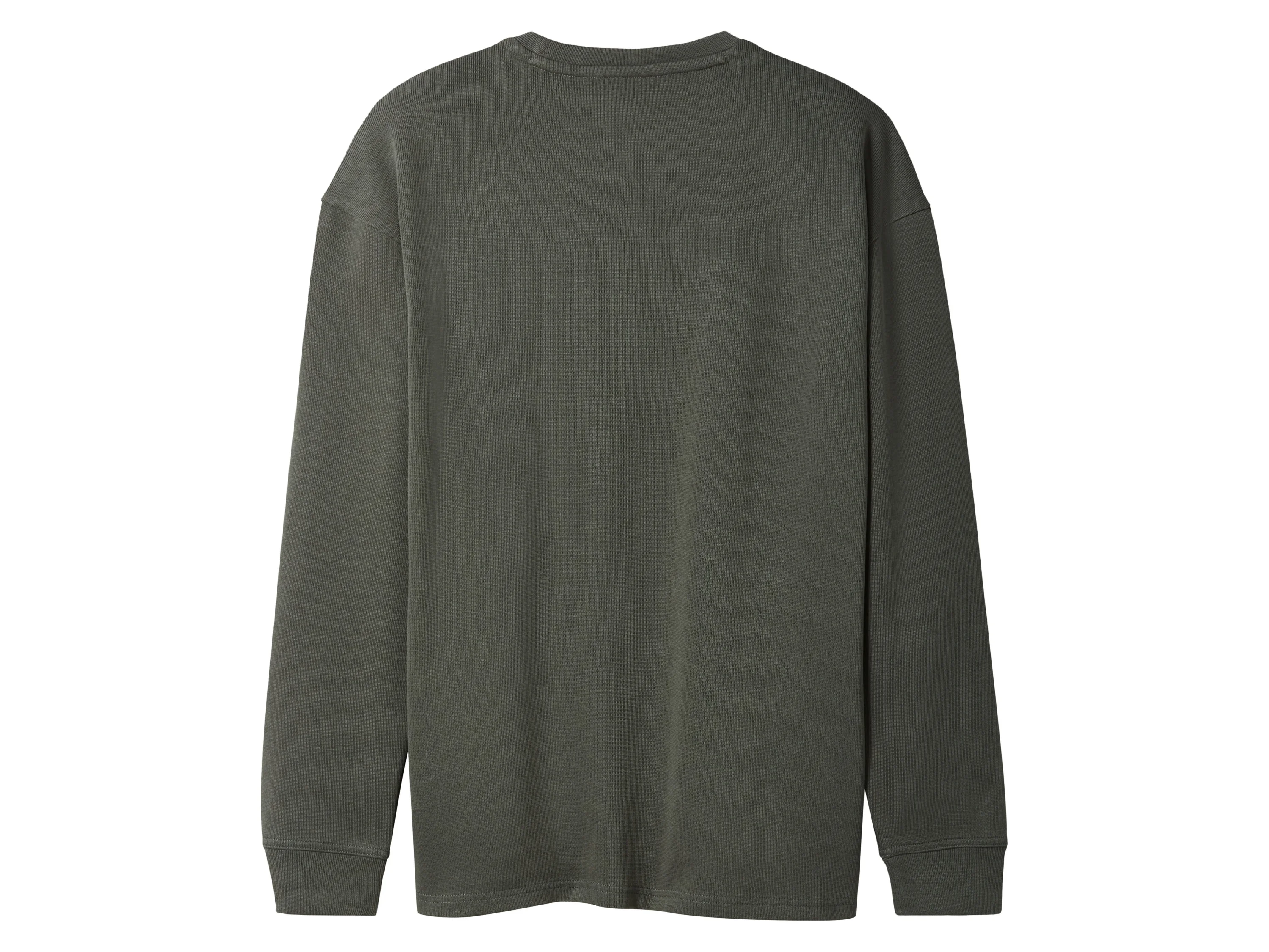 ESMARA MEN Herren Geripptes Sweatshirt (Khaki, XL (56/58)) – Bild 3 von 3
