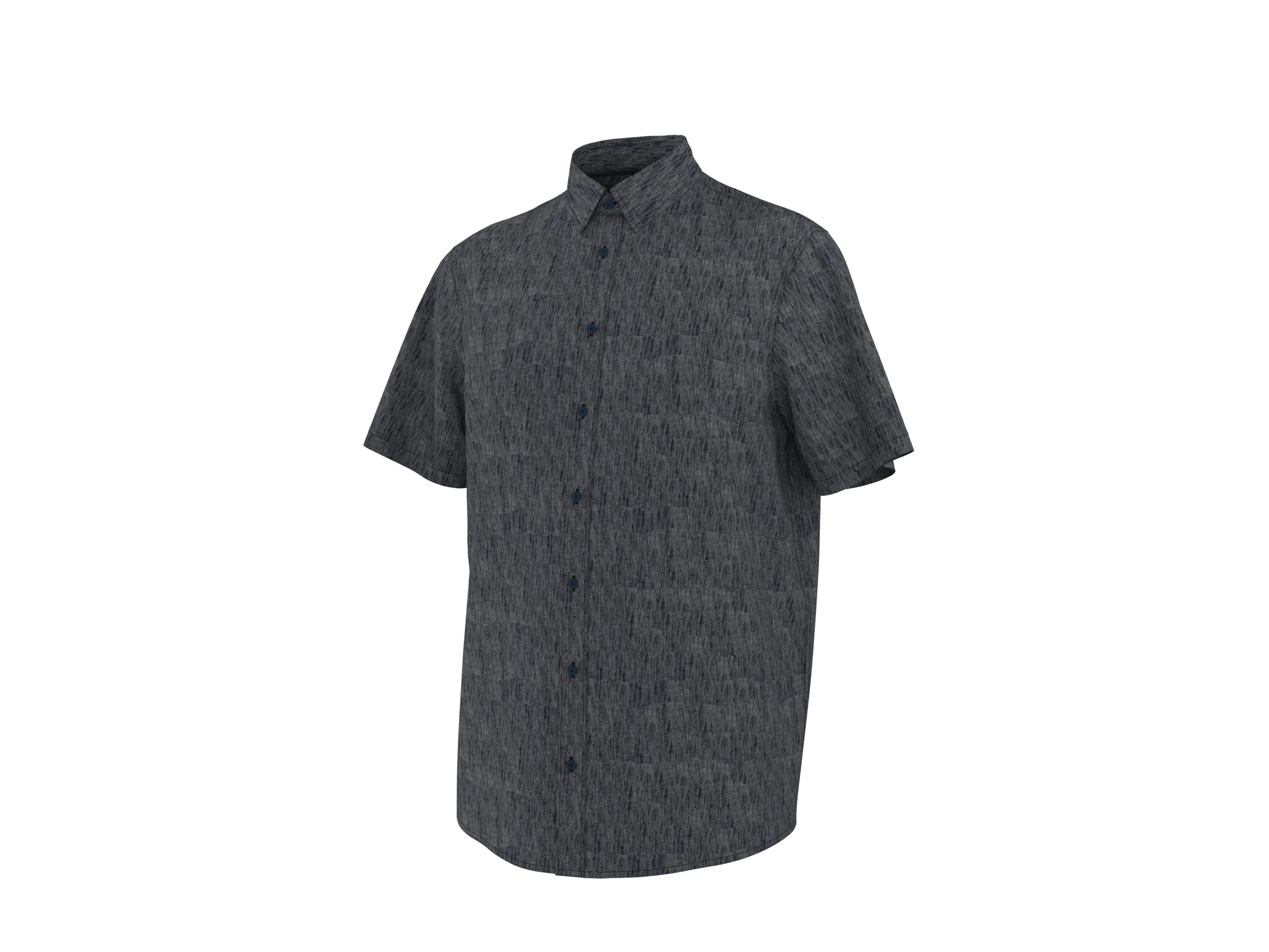 ESMARA MEN Herren Hemd mit Leinen (Grau, L(41/42)) – Bild 4 von 4