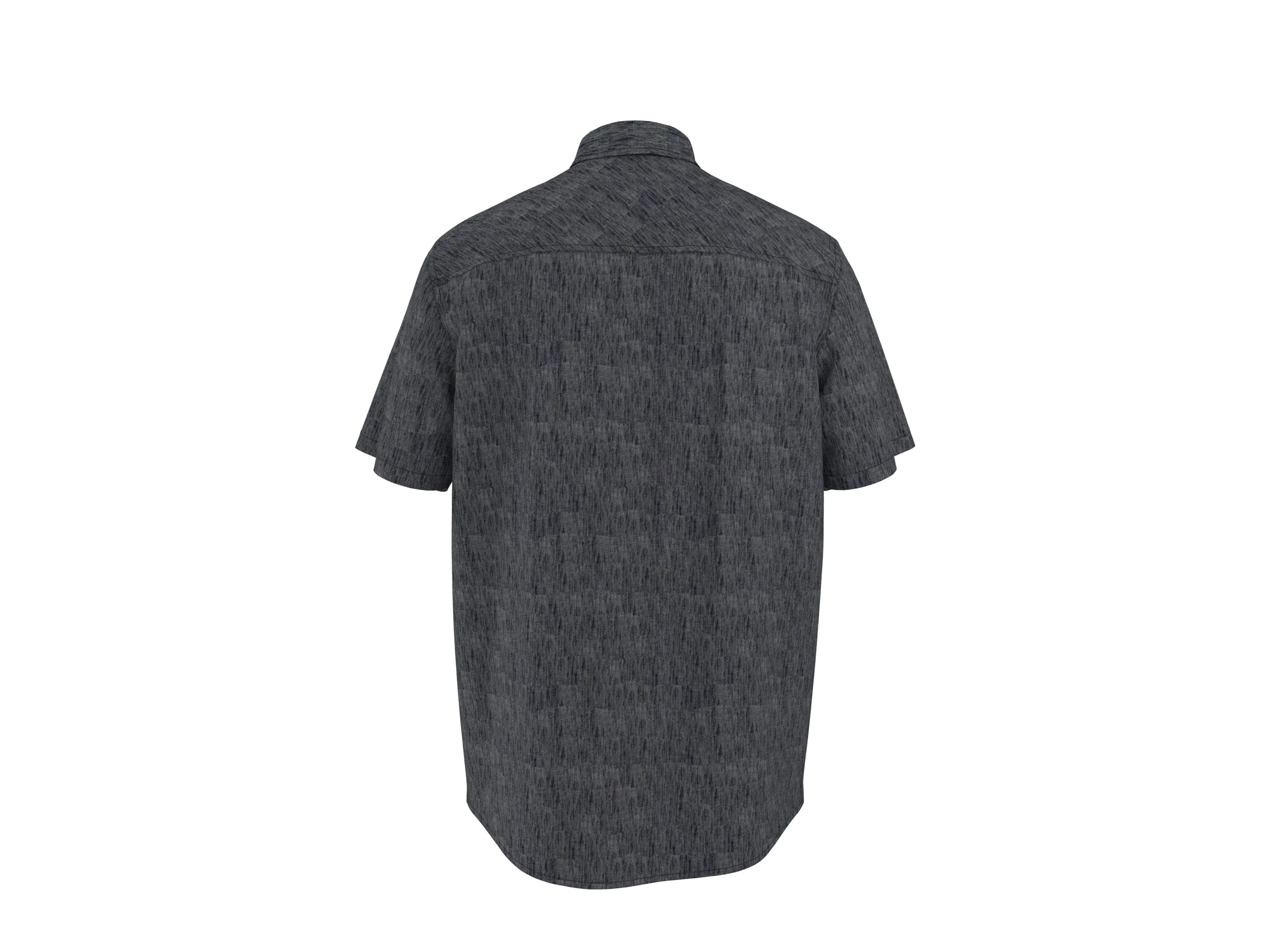 ESMARA MEN Herren Hemd mit Leinen (Grau, M(39/40)) – Bild 3 von 4