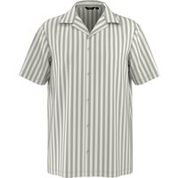 ESMARA MEN Herren Hemd mit Leinen (Streifen, XXL(45/46))