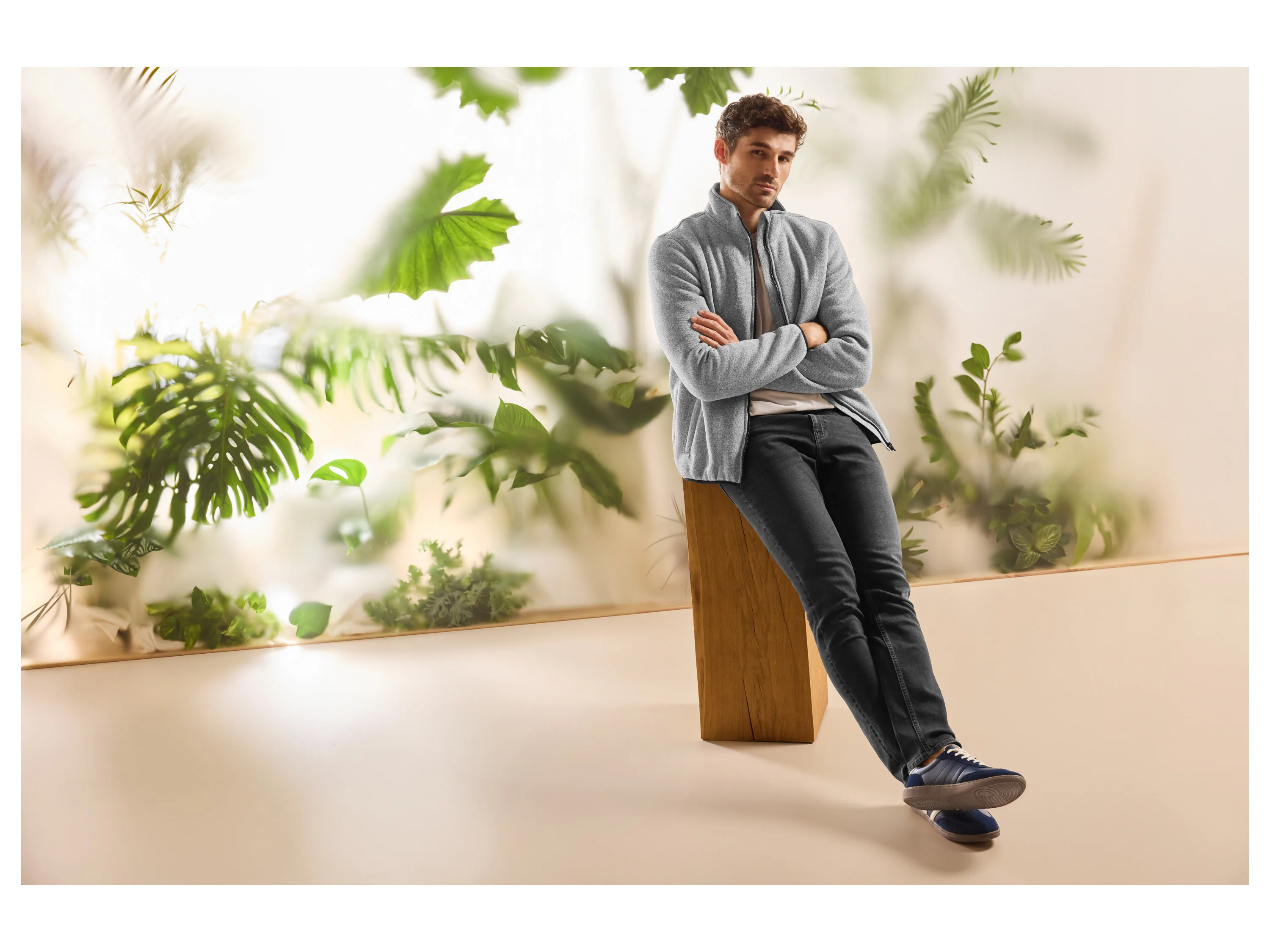 ESMARA MEN Herren Jacke (Grau, XL (56/58)) – Bild 4 von 4