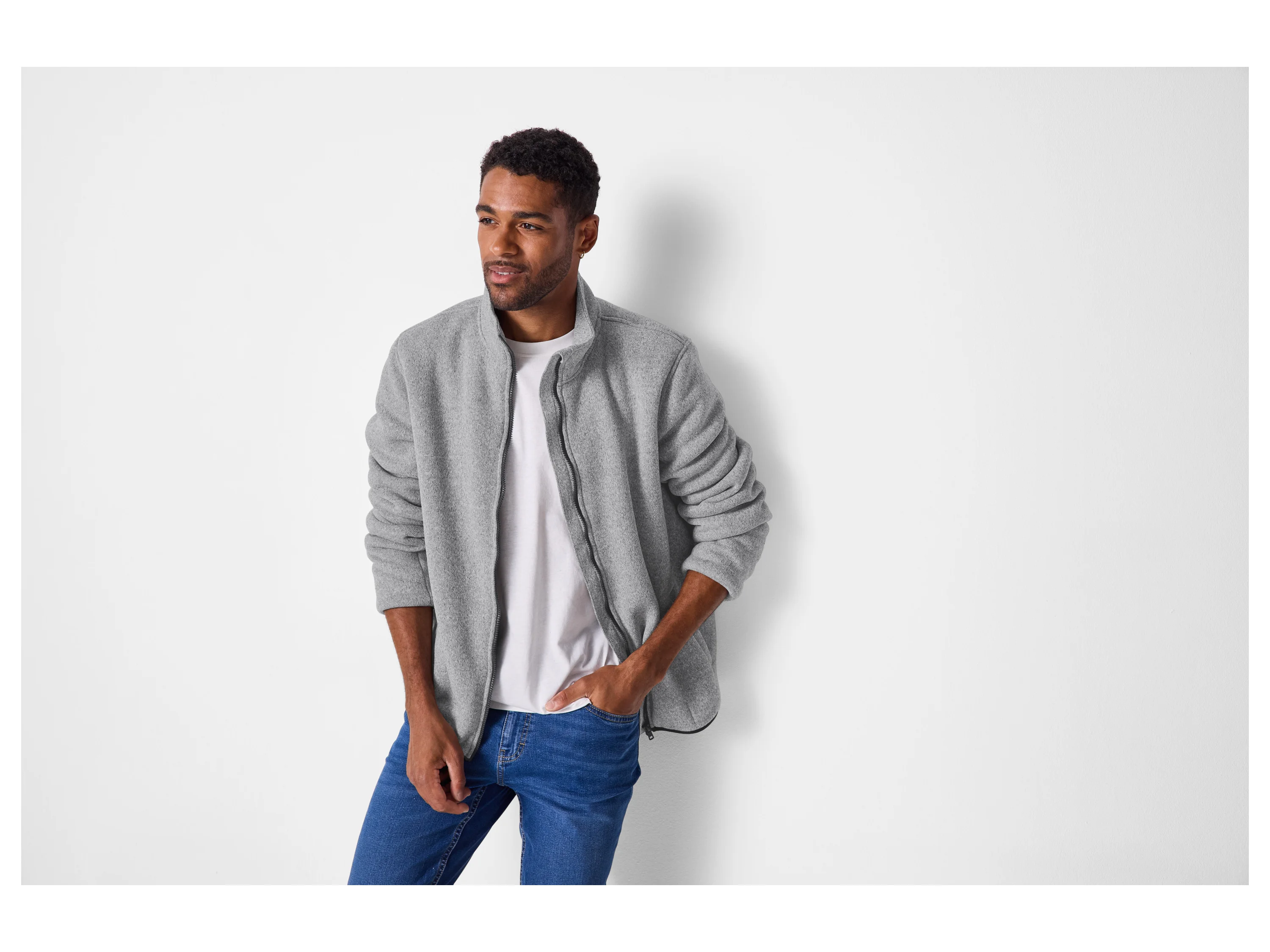 ESMARA MEN Herren Jacke (Grau, M (48/50)) – Bild 2 von 4